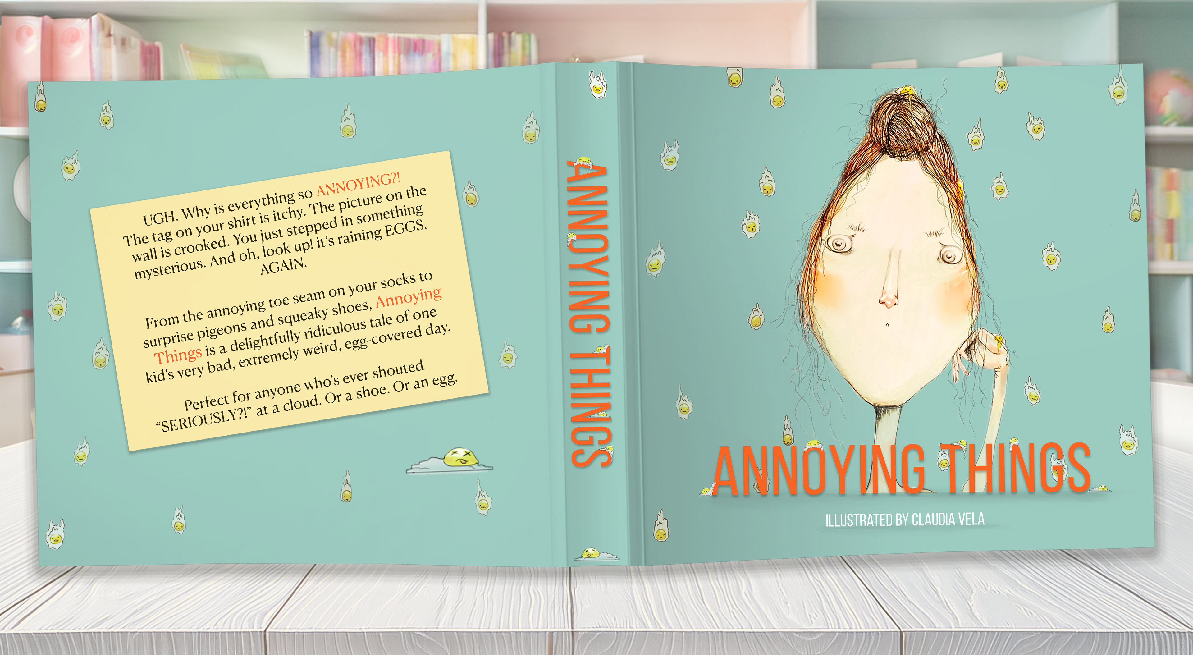 "Annoying Things" Book Cover Design