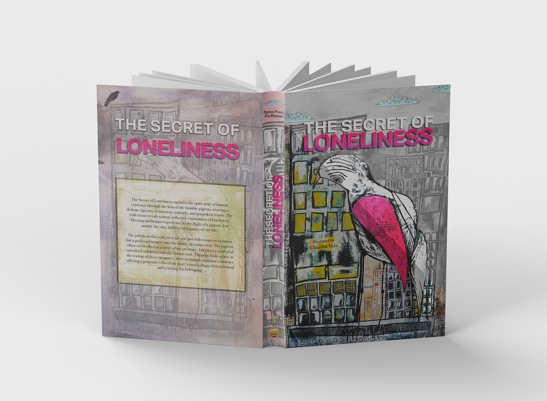 "The Secret of Loneliness" Book cover design