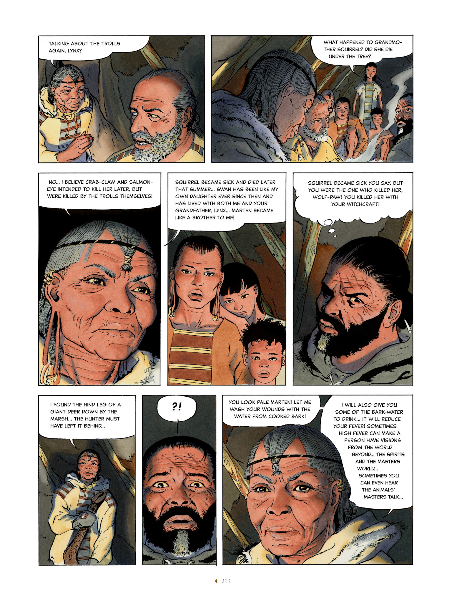Page from the Graphic Novel: The Clan of the Celestial Spear