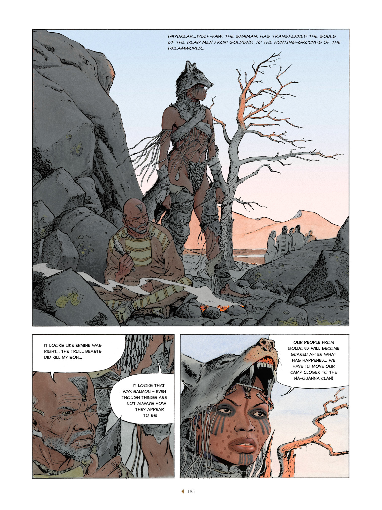 Page from the Graphic Novel: The Clan of the Celestial Spear