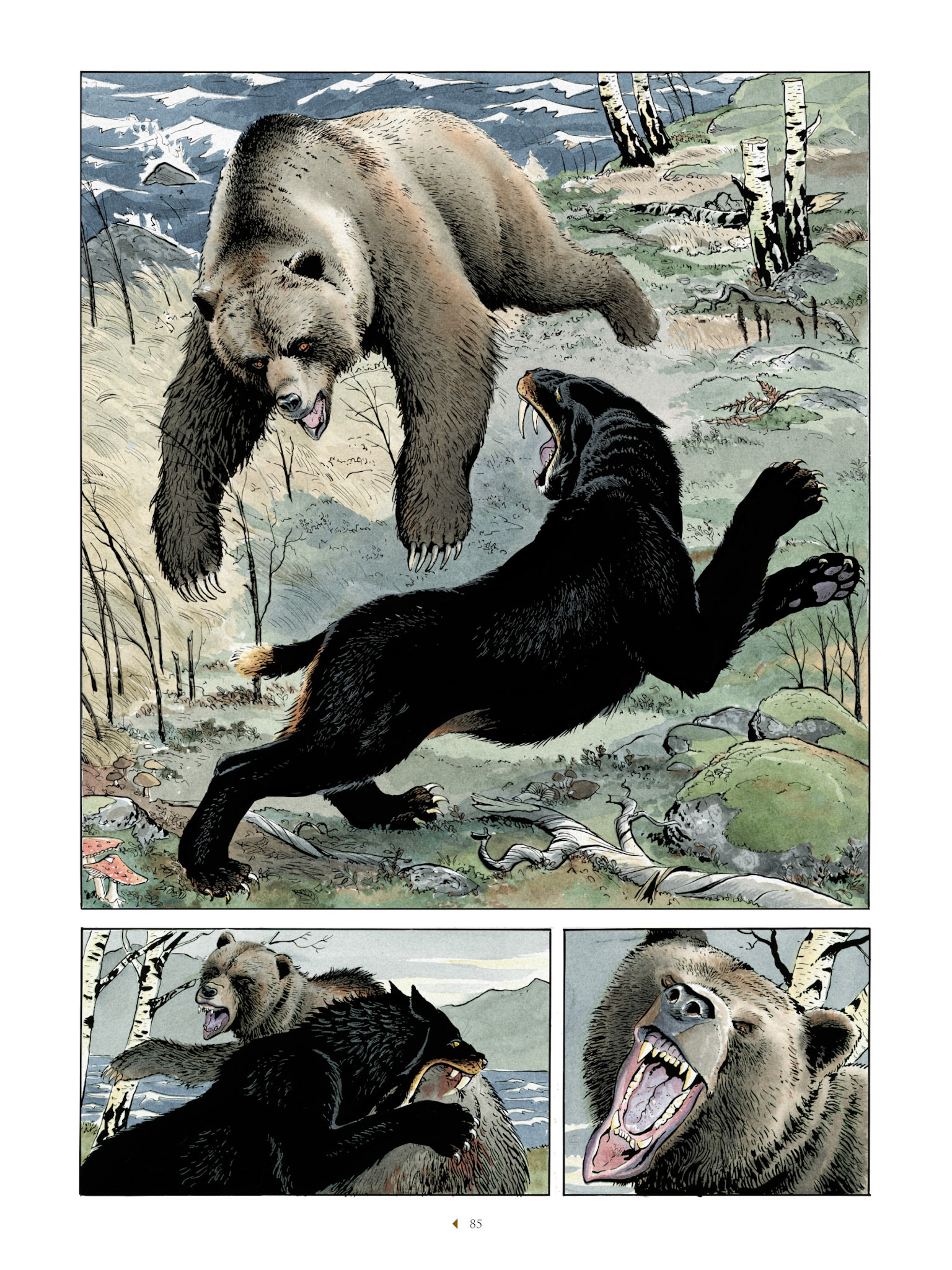 Page from the Graphic Novel: The Clan of the Celestial Spear