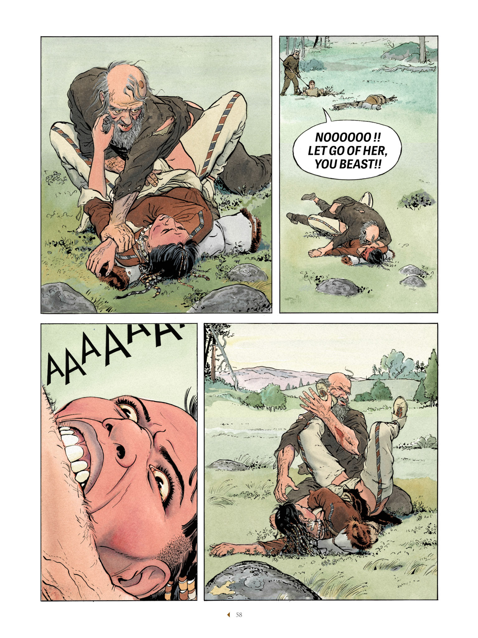 Page from the Graphic Novel: The Clan of the Celestial Spear