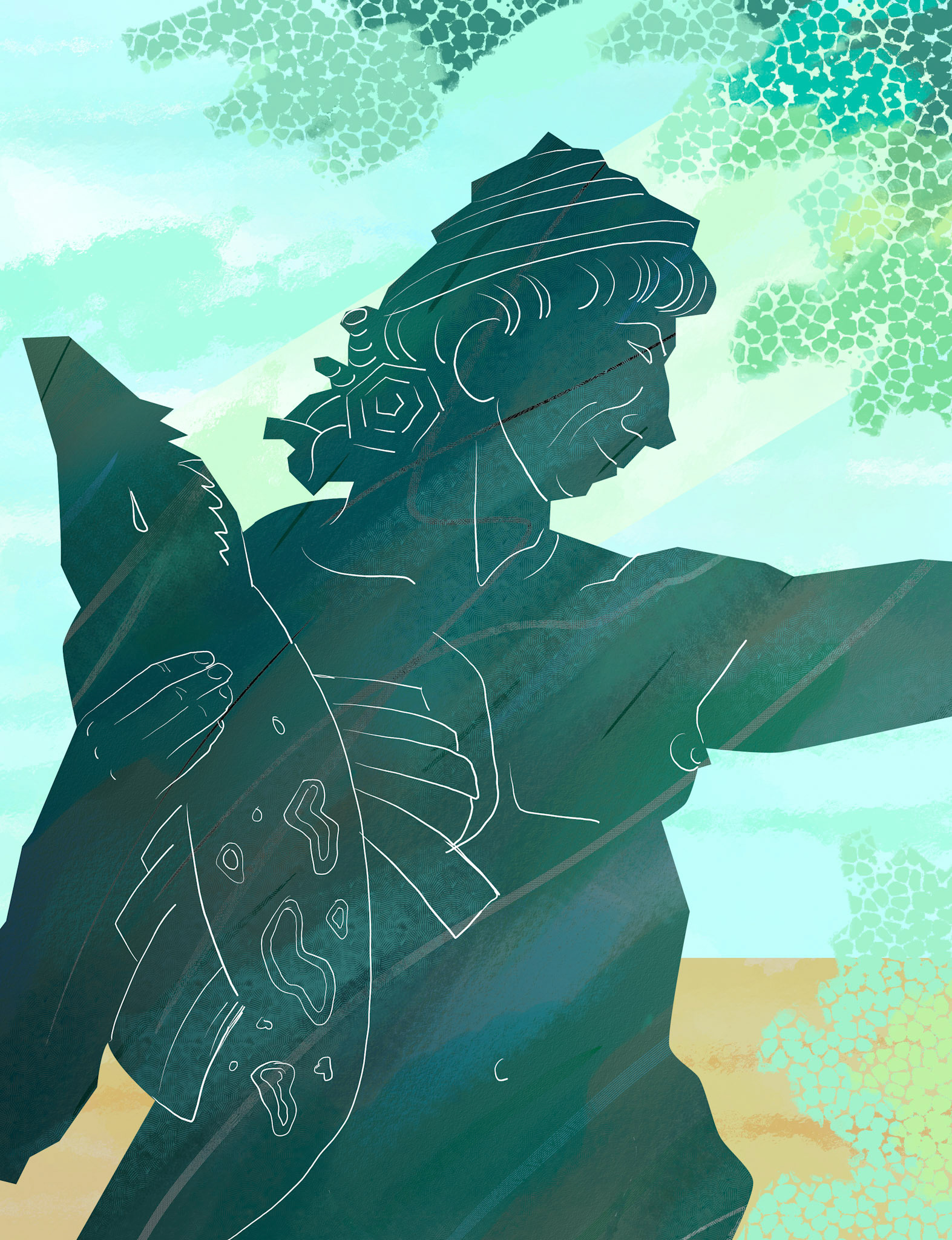 Millesgården skiss / Rabén och Sjögren