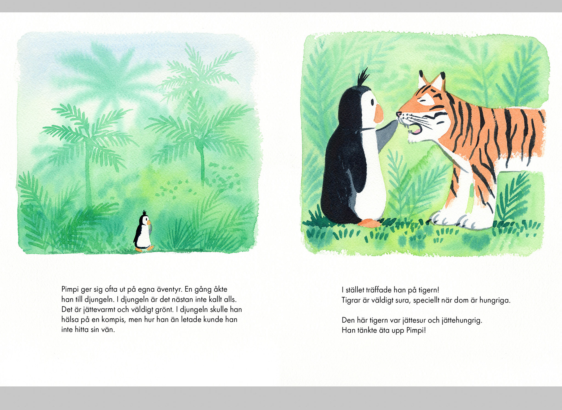 Pimpi – världens bästa pingvin: Egen text och bild / Rabén och Sjögren