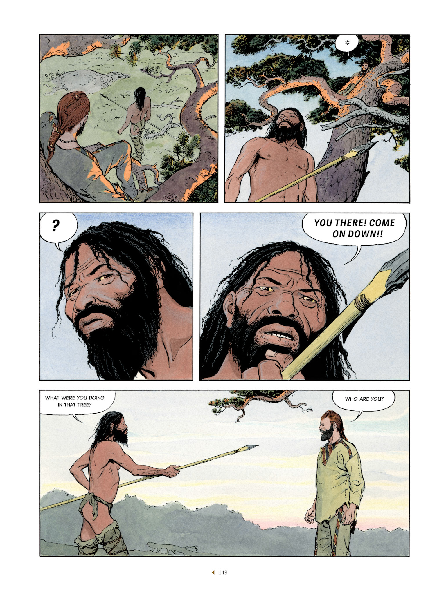 Page from the Graphic Novel: The Clan of the Celestial Spear
