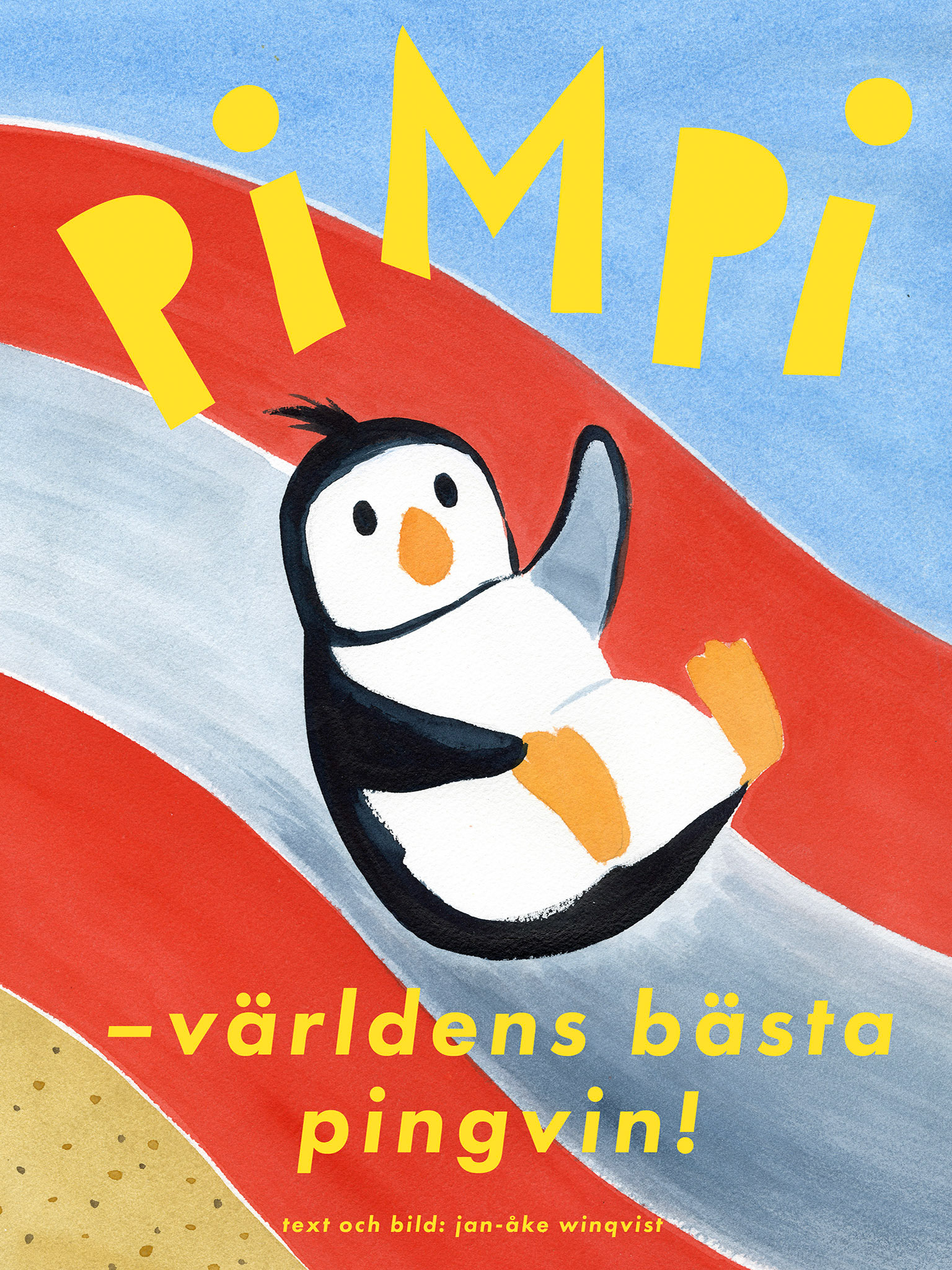 Pimpi – världens bästa pingvin: Omslag / Rabén och Sjögren