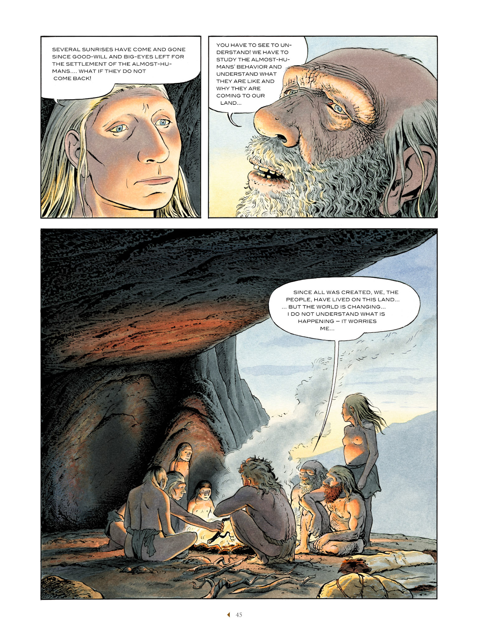 Page from the Graphic Novel: The Clan of the Celestial Spear