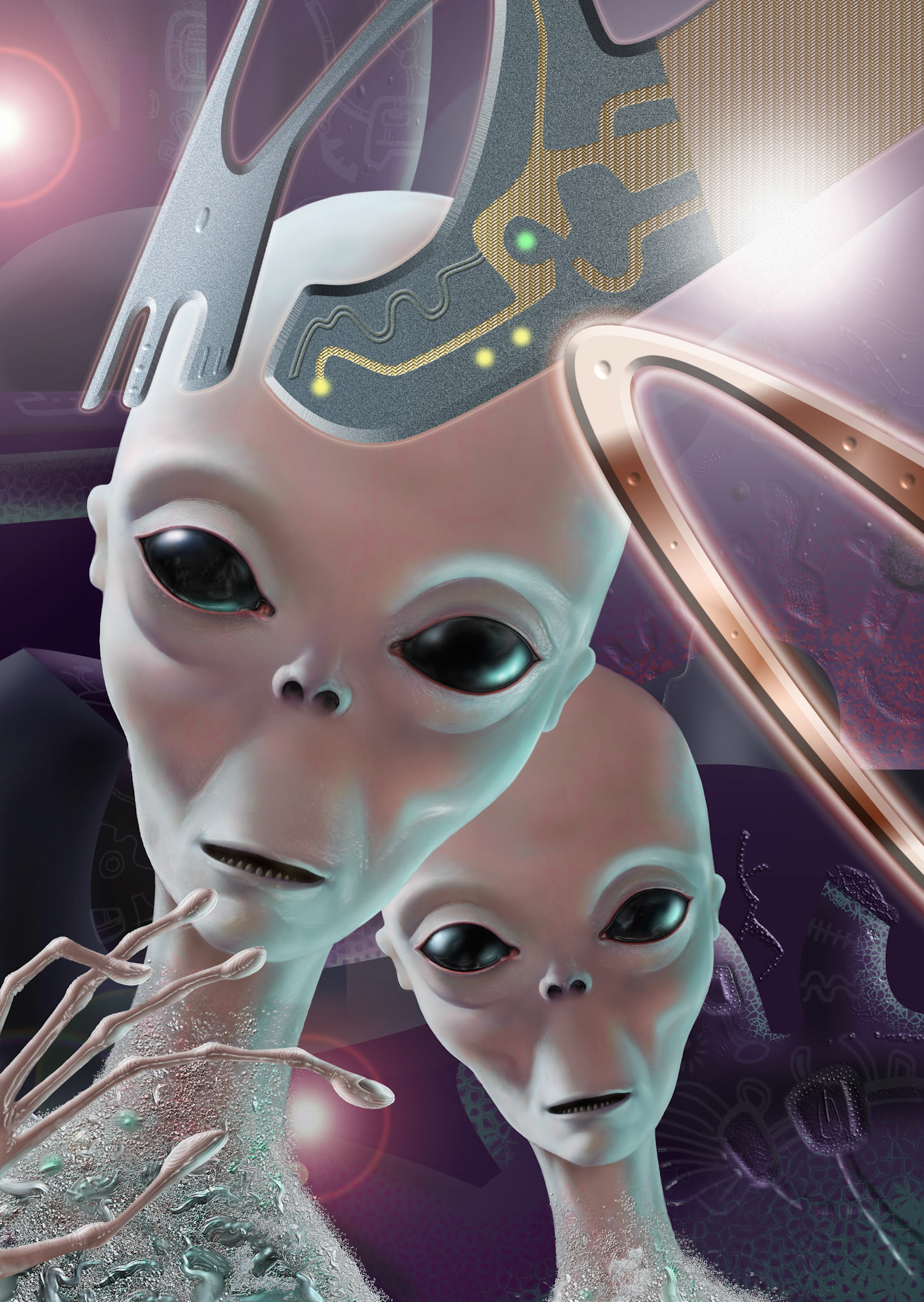 Illustration till egen faktabok: Monster och Myter