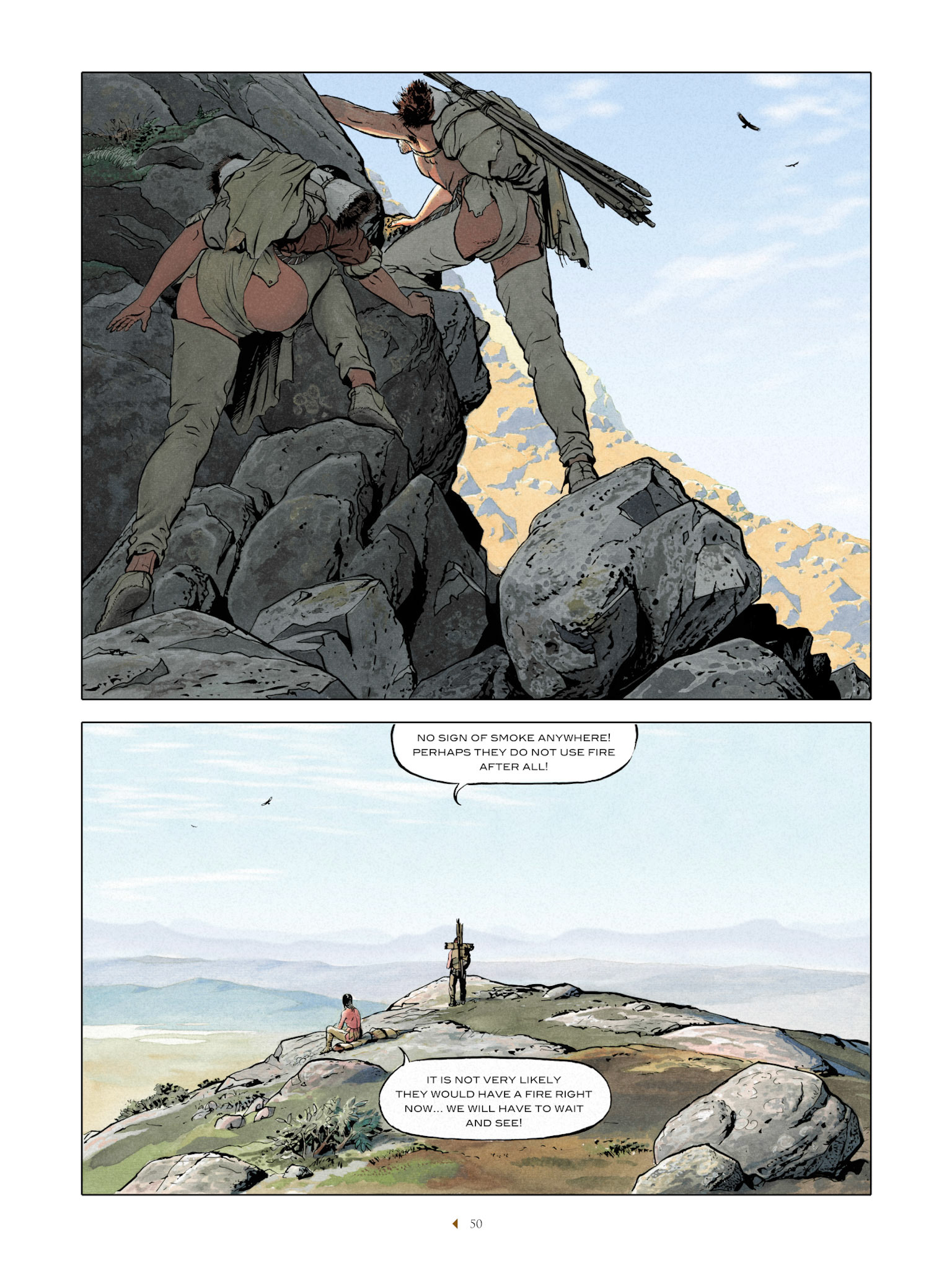Page from the Graphic Novel: The Clan of the Celestial Spear