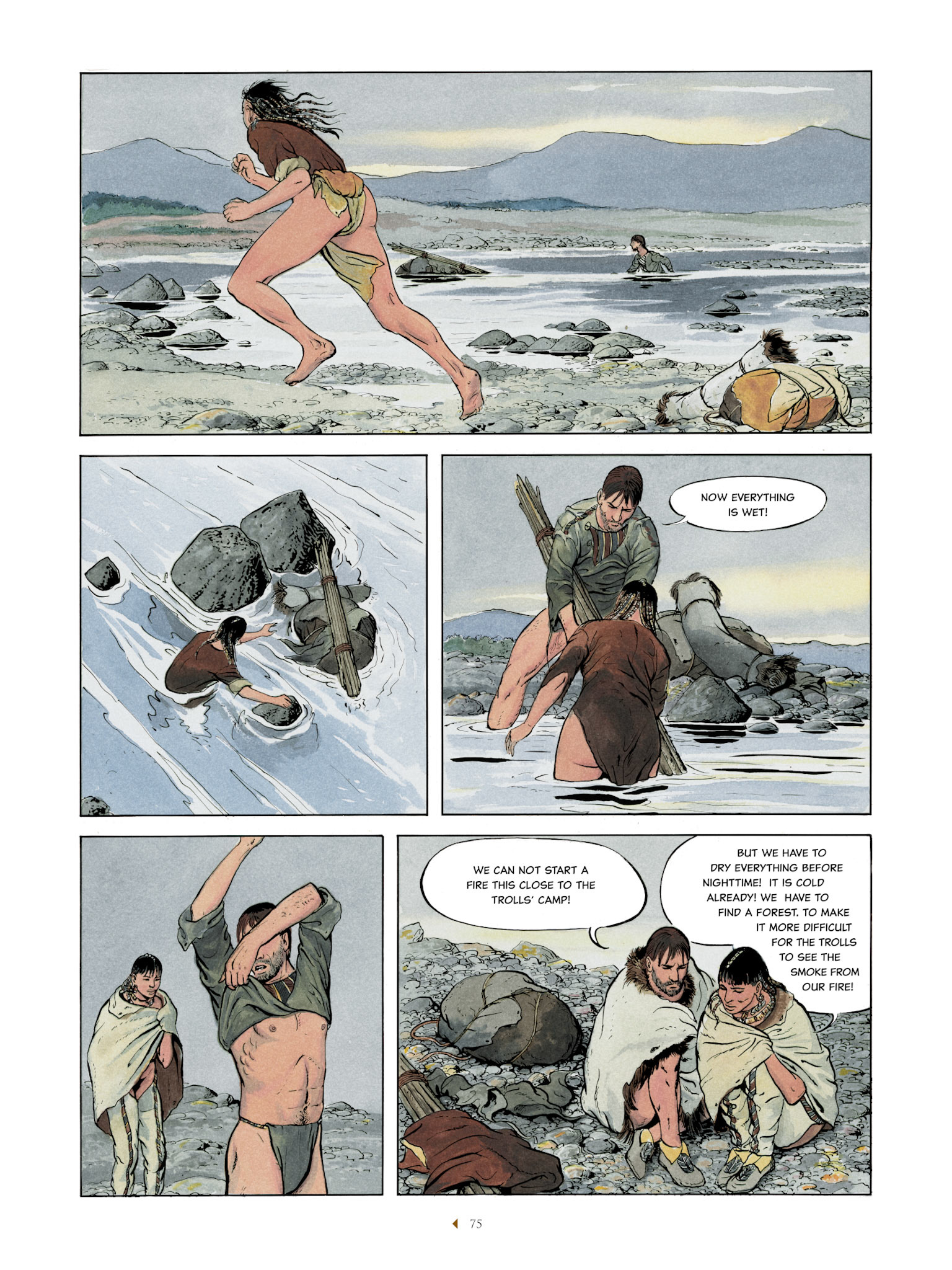 Page from the Graphic Novel: The Clan of the Celestial Spear
