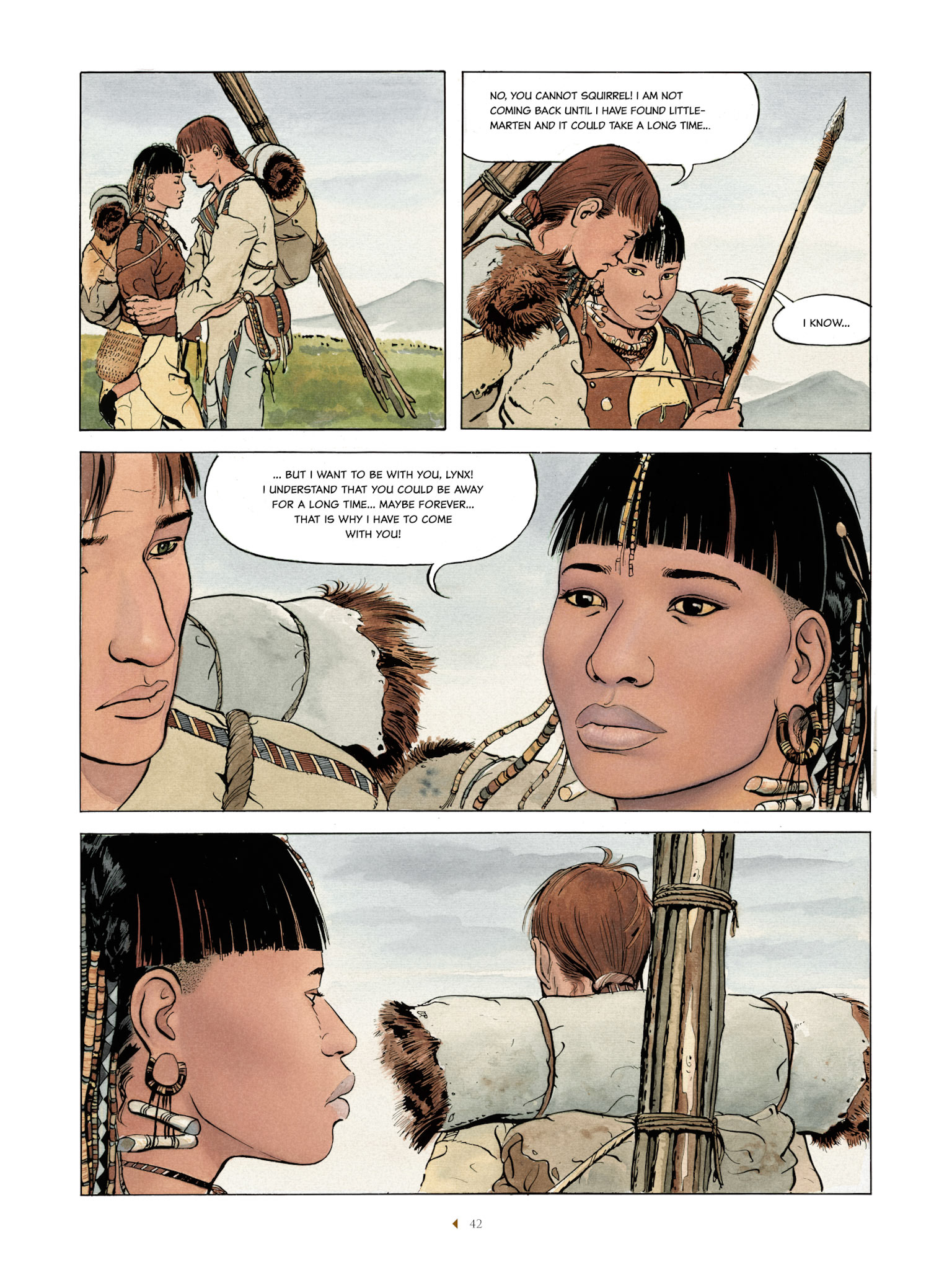Page from the Graphic Novel: The Clan of the Celestial Spear