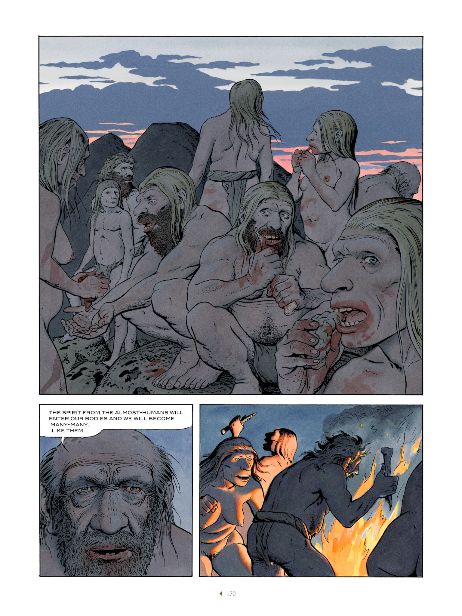 Page from the Graphic Novel: The Clan of the Celestial Spear