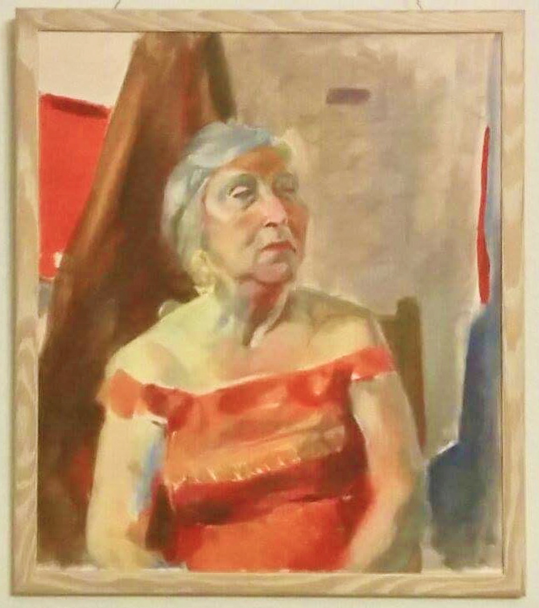 Den gamla damen (olja)