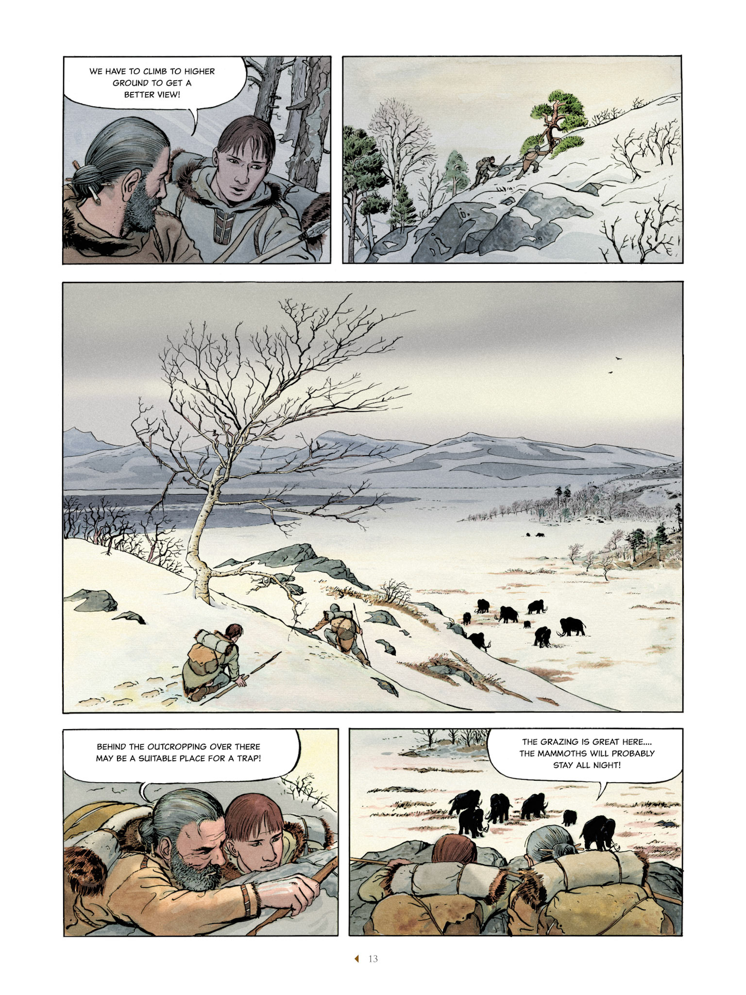 Page from the Graphic Novel: The Clan of the Celestial Spear