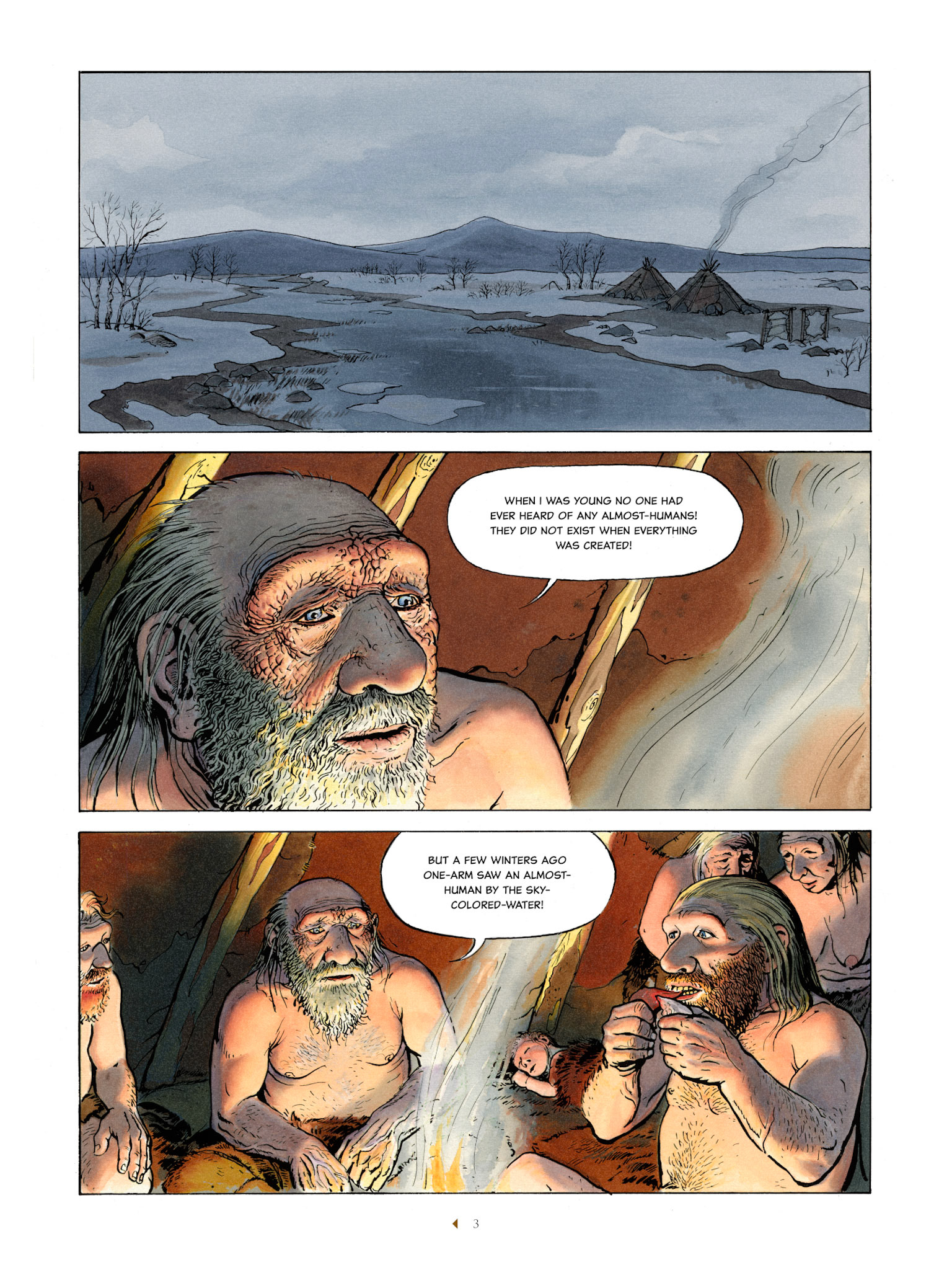 Page from the Graphic Novel: The Clan of the Celestial Spear