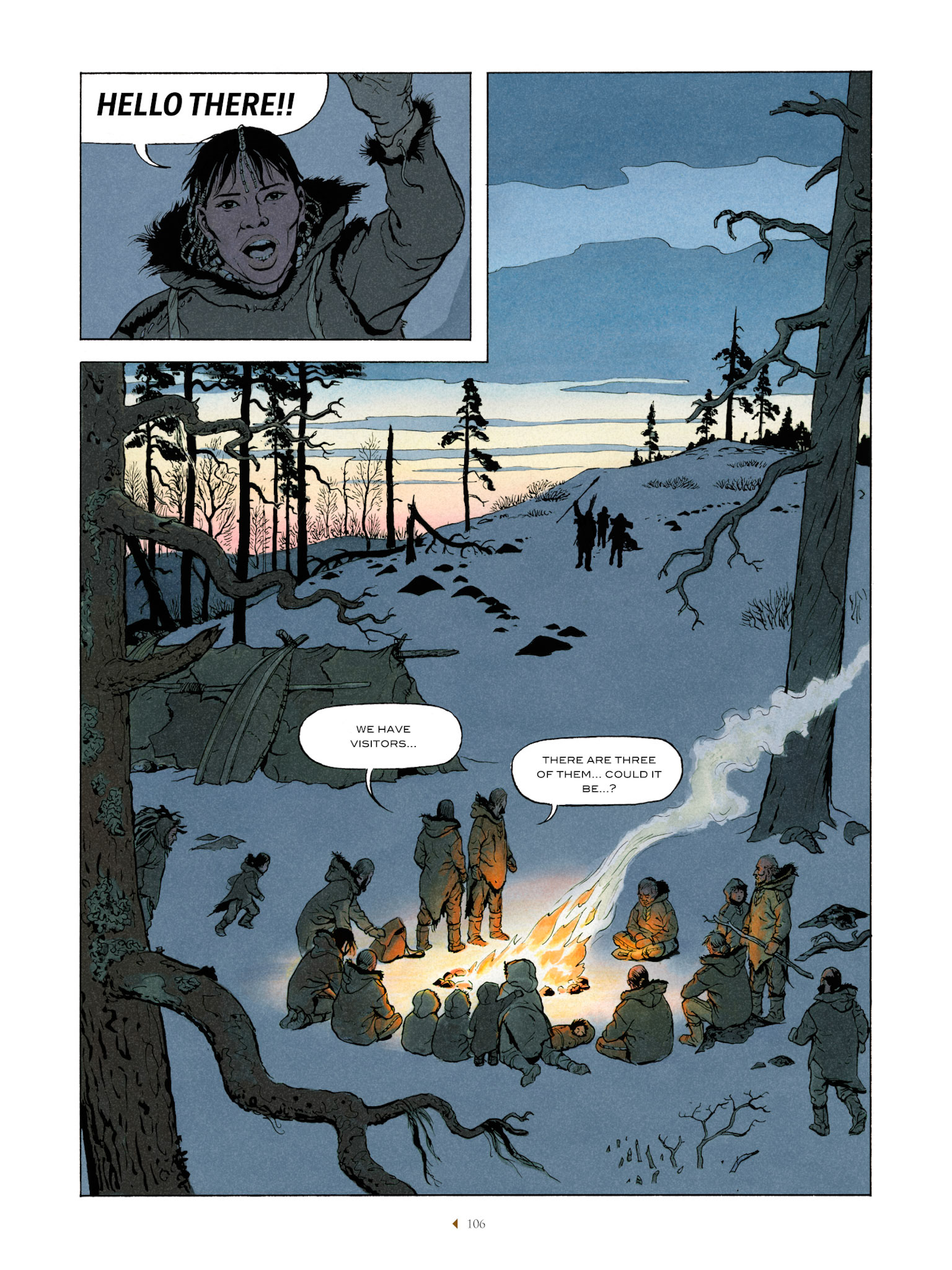 Page from the Graphic Novel: The Clan of the Celestial Spear