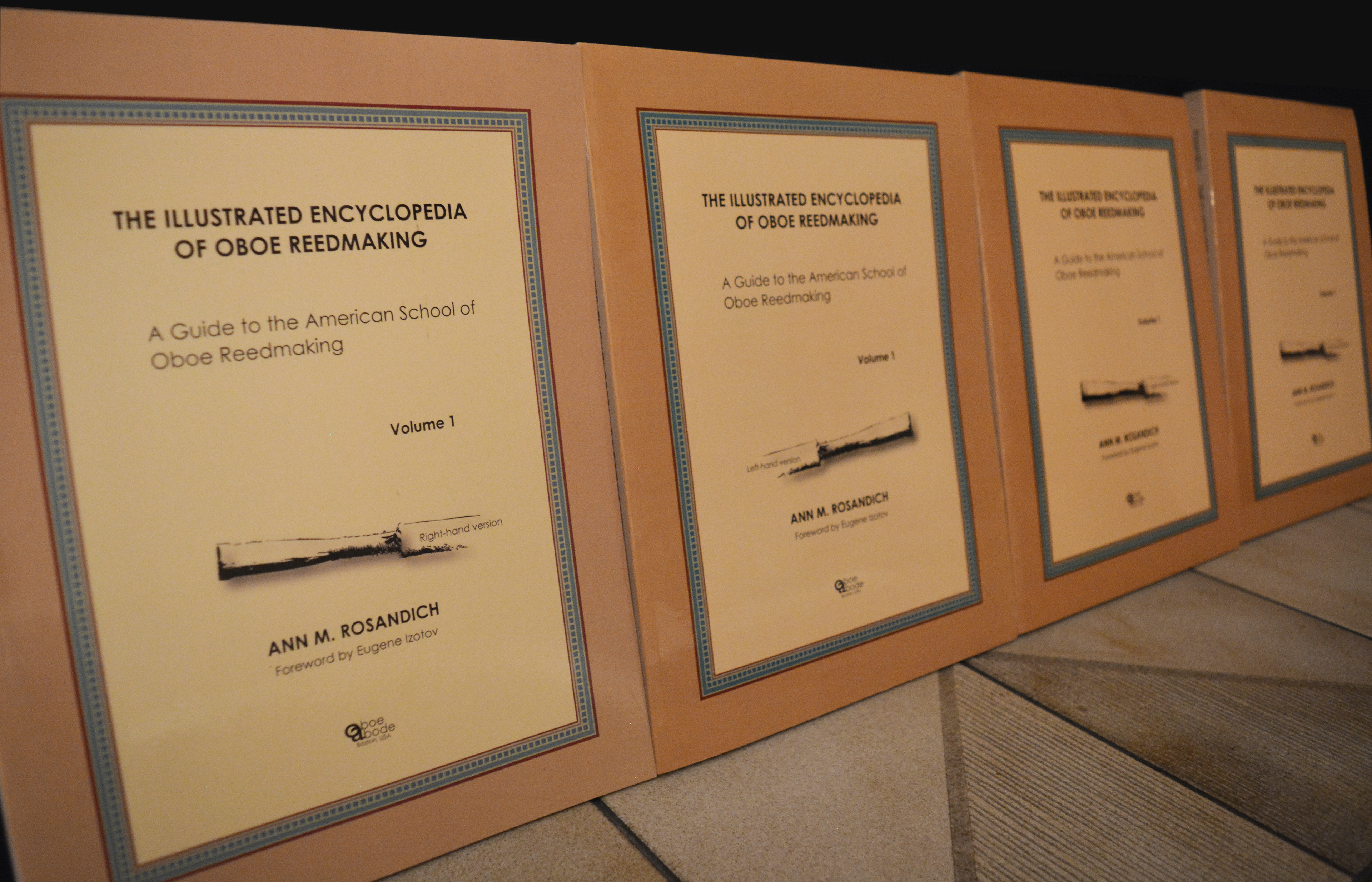 Illustrated Encyclopedia Of Oboe Reedmaking covers: left-hand, right-hand