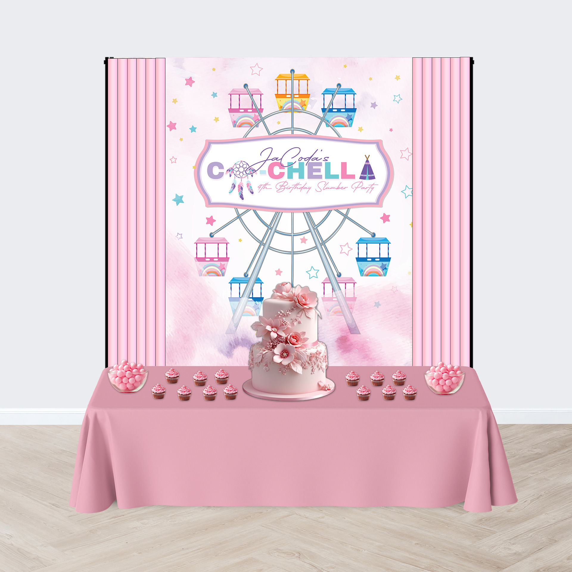Customer Vinyl Backdrop