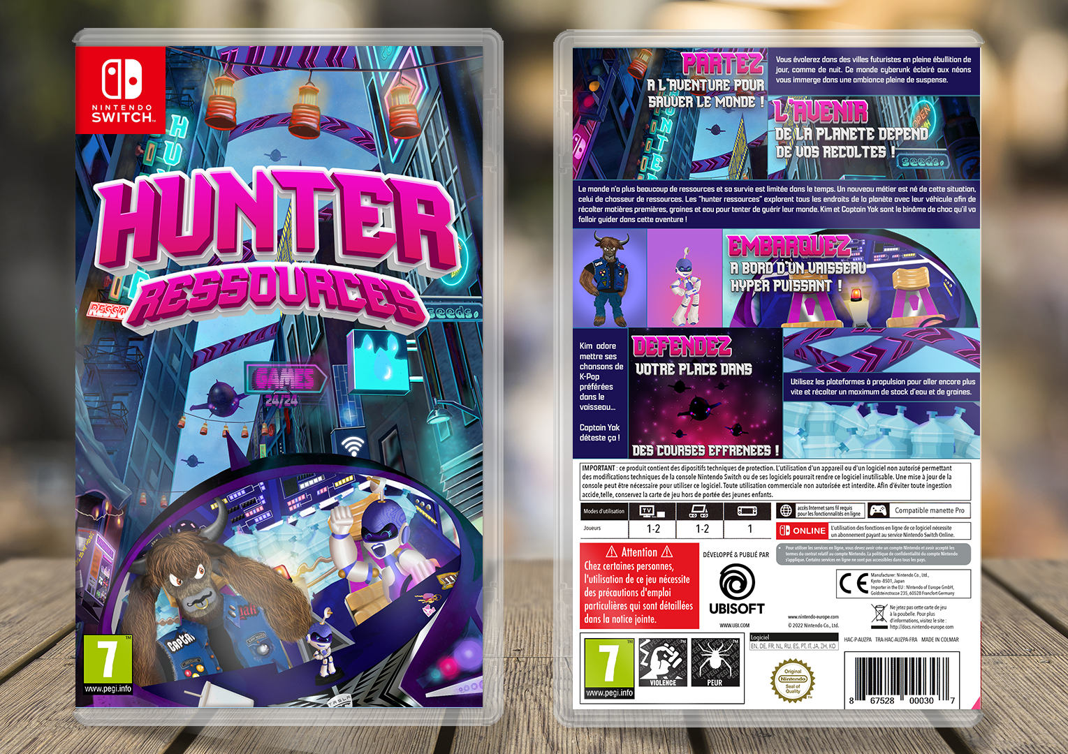 Mock-up jeu video switch