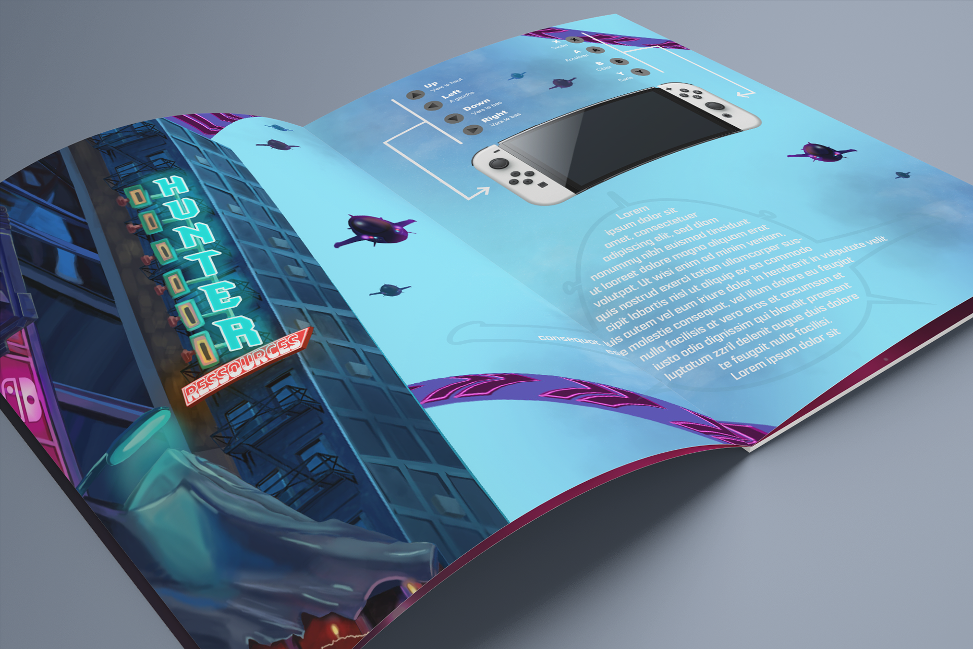 Mock-up livret promotionnel