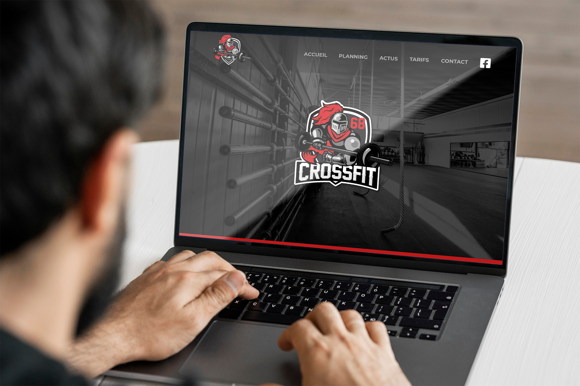 Mock-up site internet
