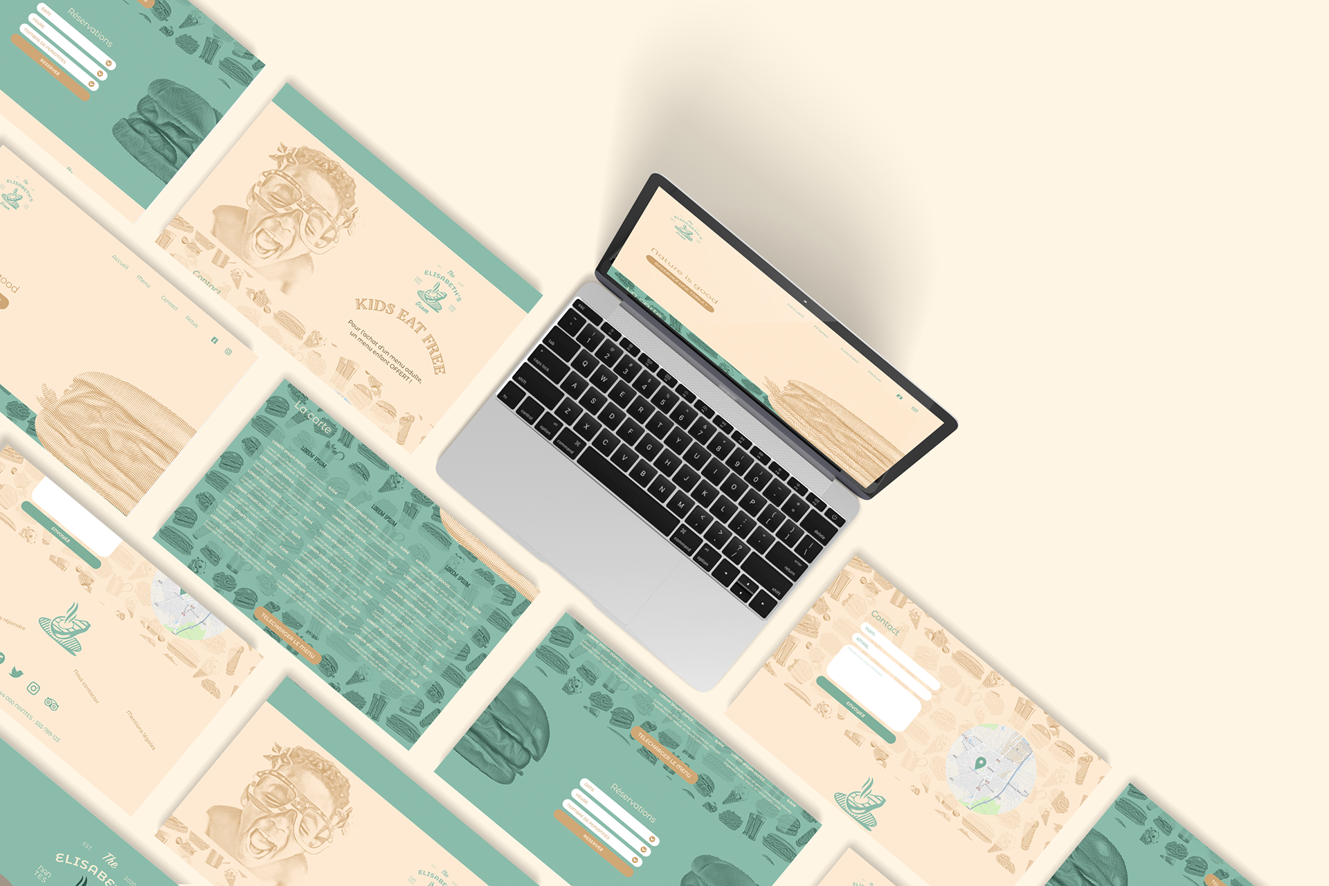 Mock-up site internet