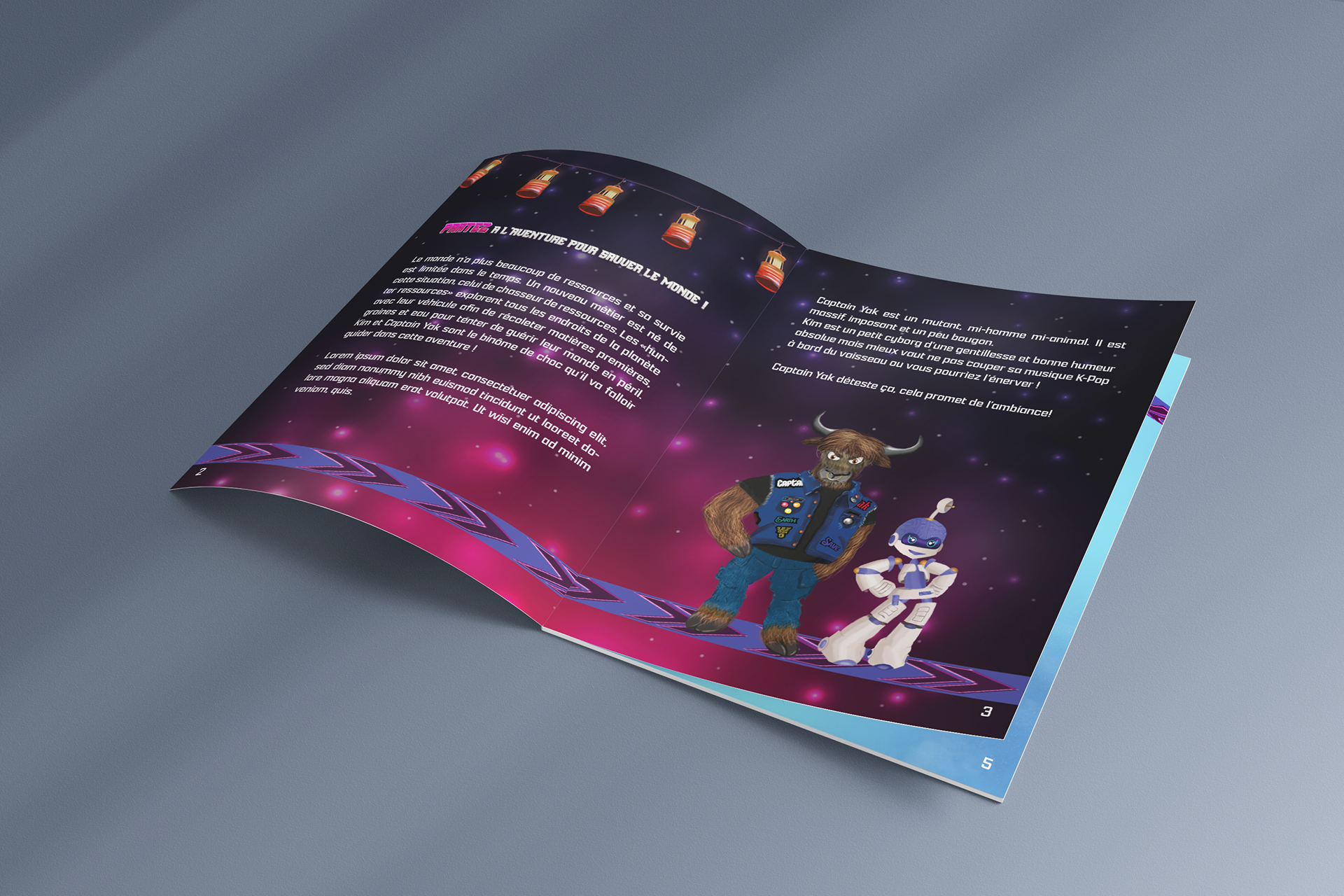 Mock-up livret promotionnel