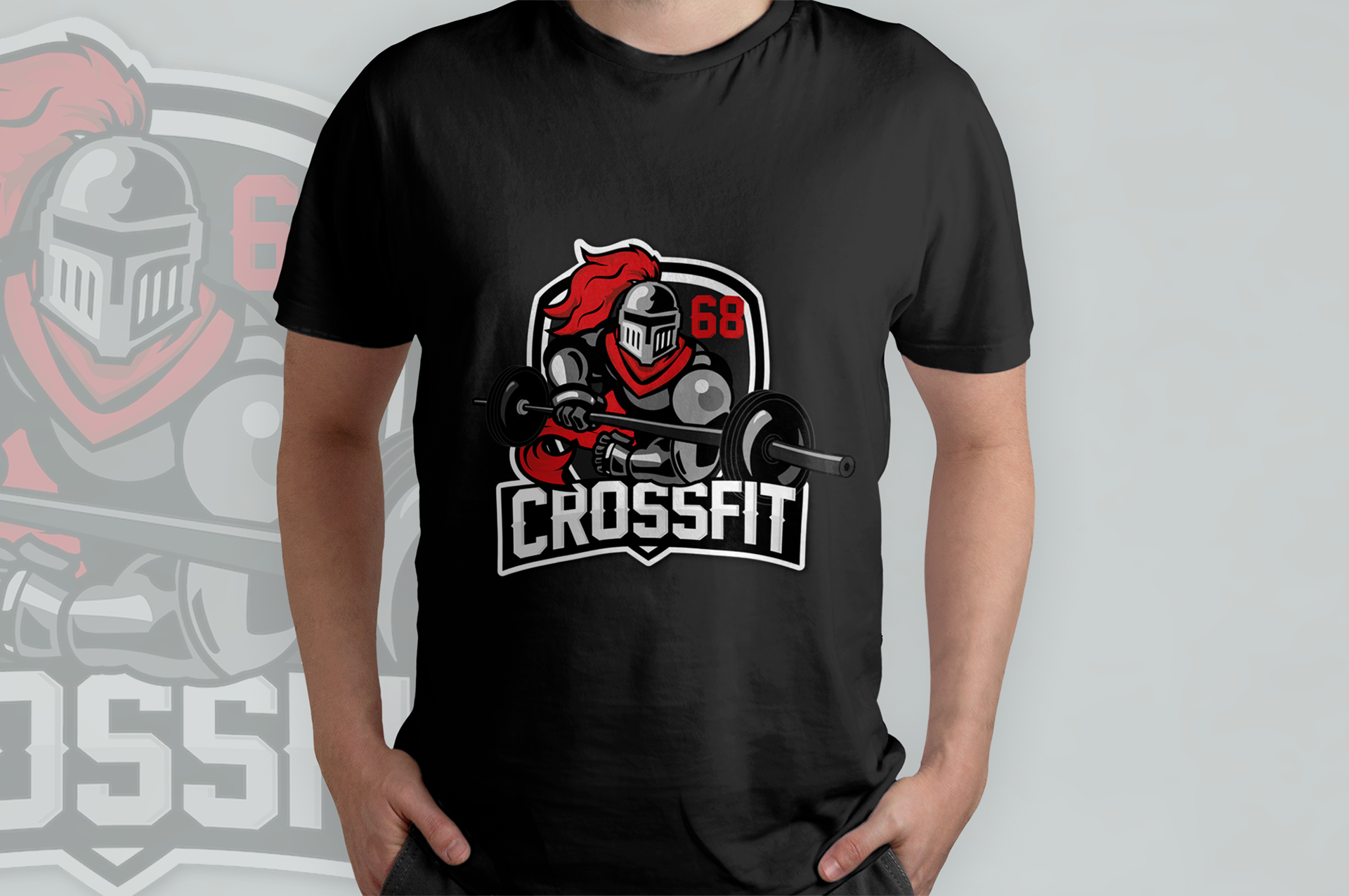 Mock-up tee-shirt couleur