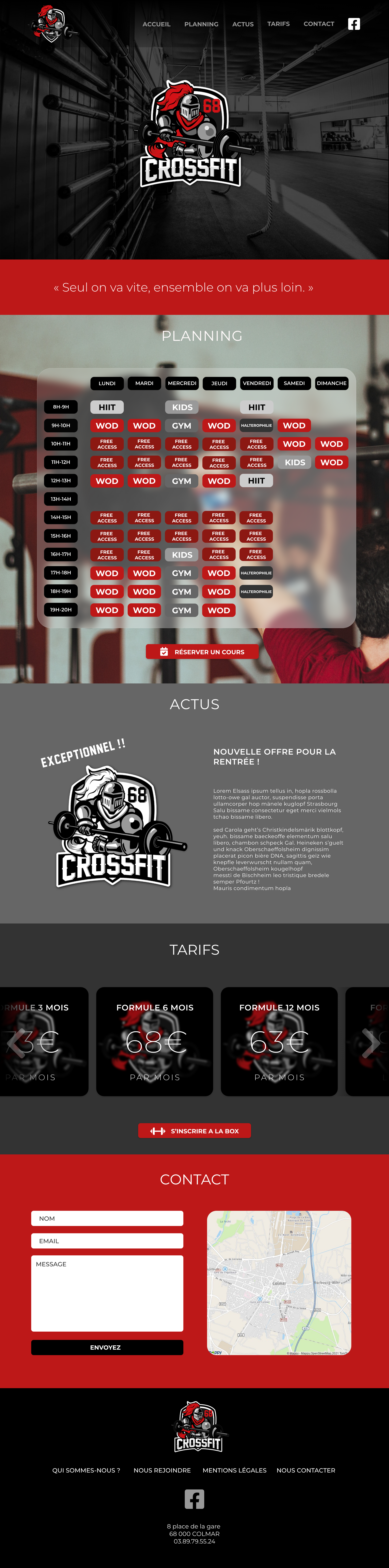 Landing page