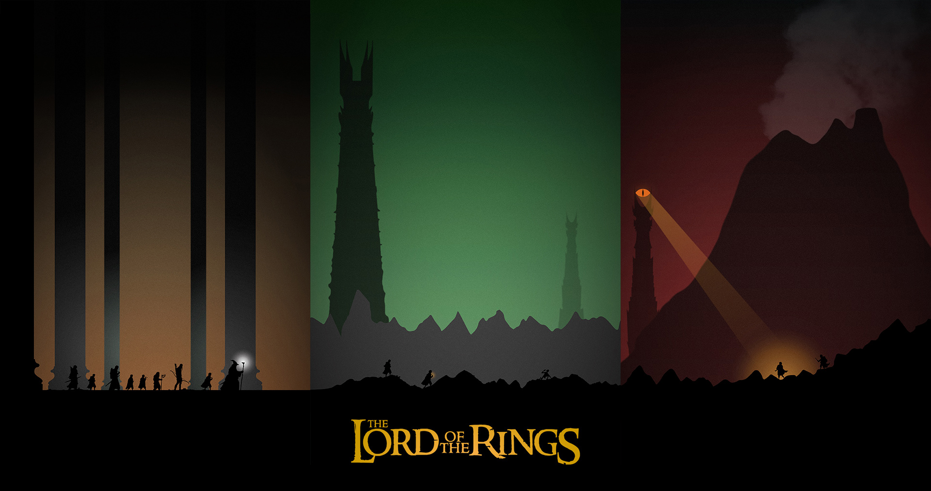 The Lord of the Rings Trilogy Poster