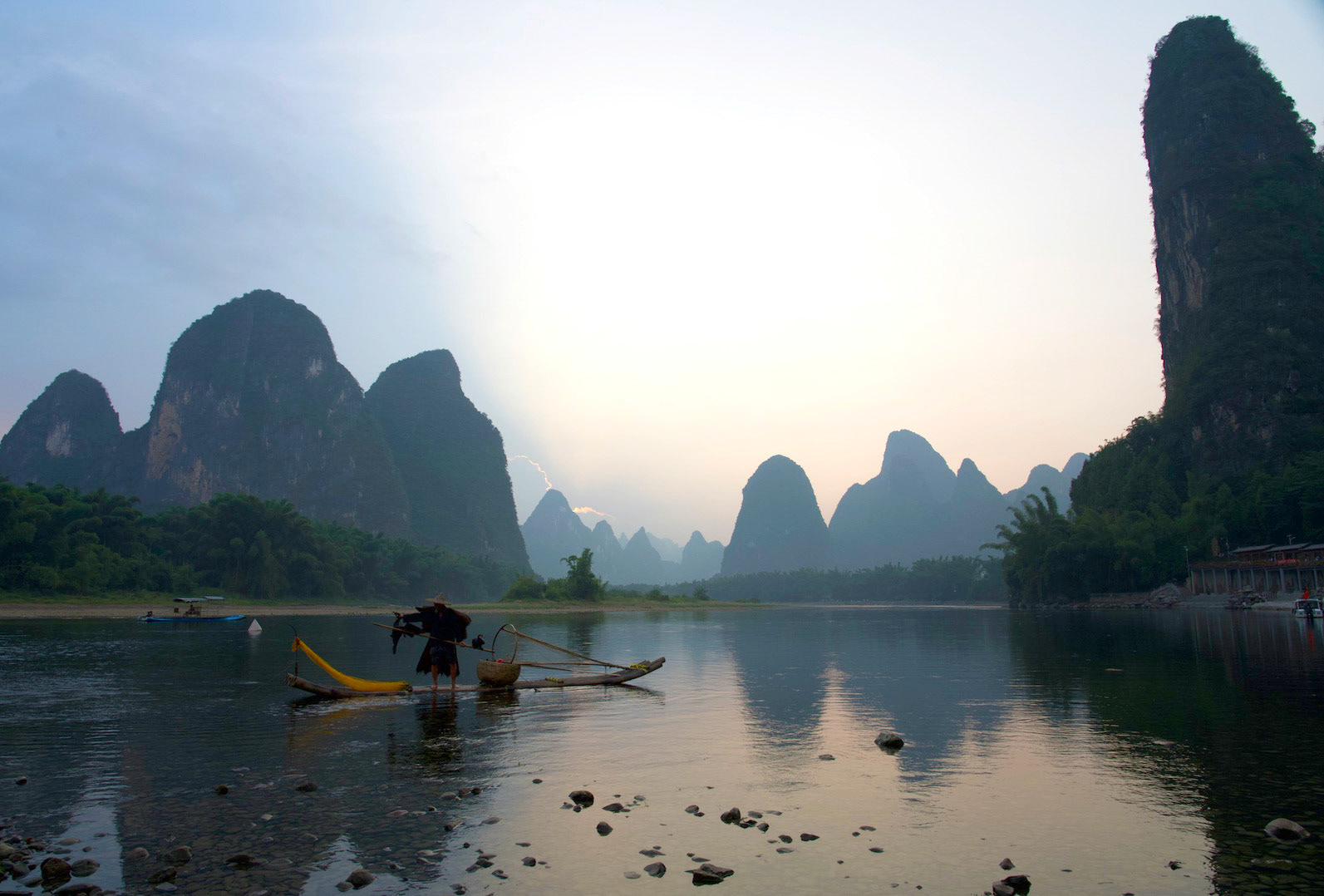 Cormorant fisherman, Yongshuou, China