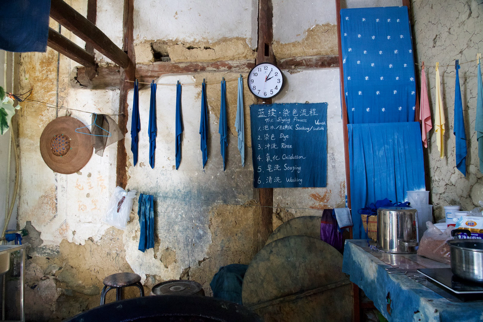 Indigo Dying workshop, Dali, China
