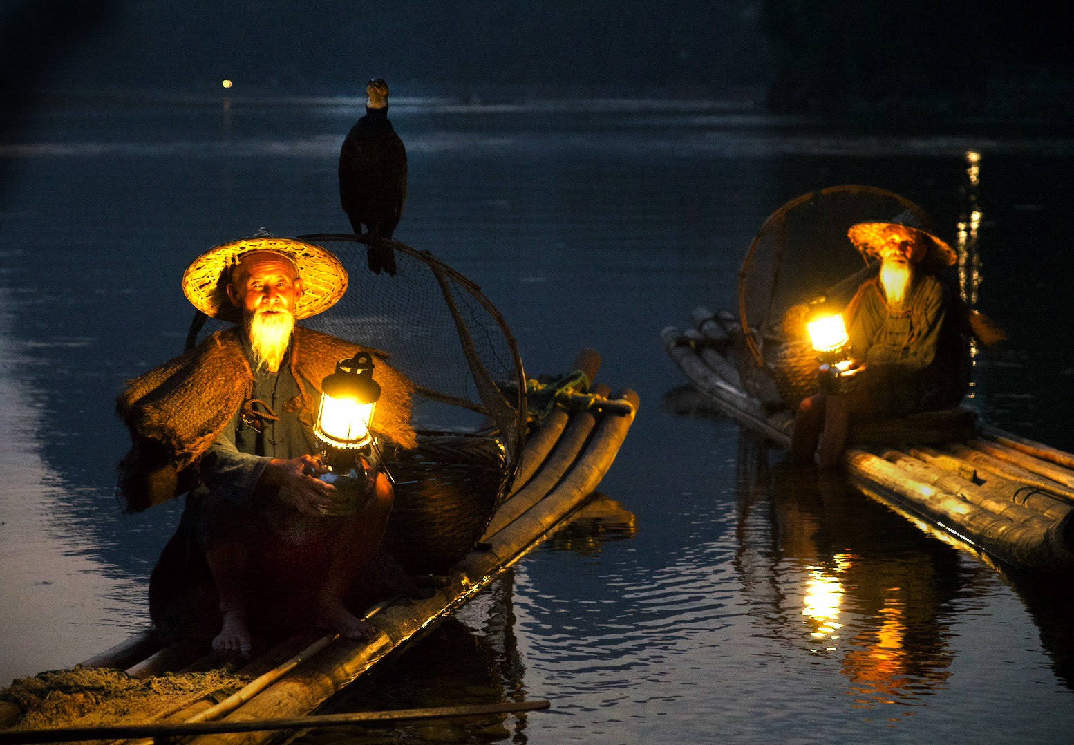 Cormorant fisherman, Yongshuou, China