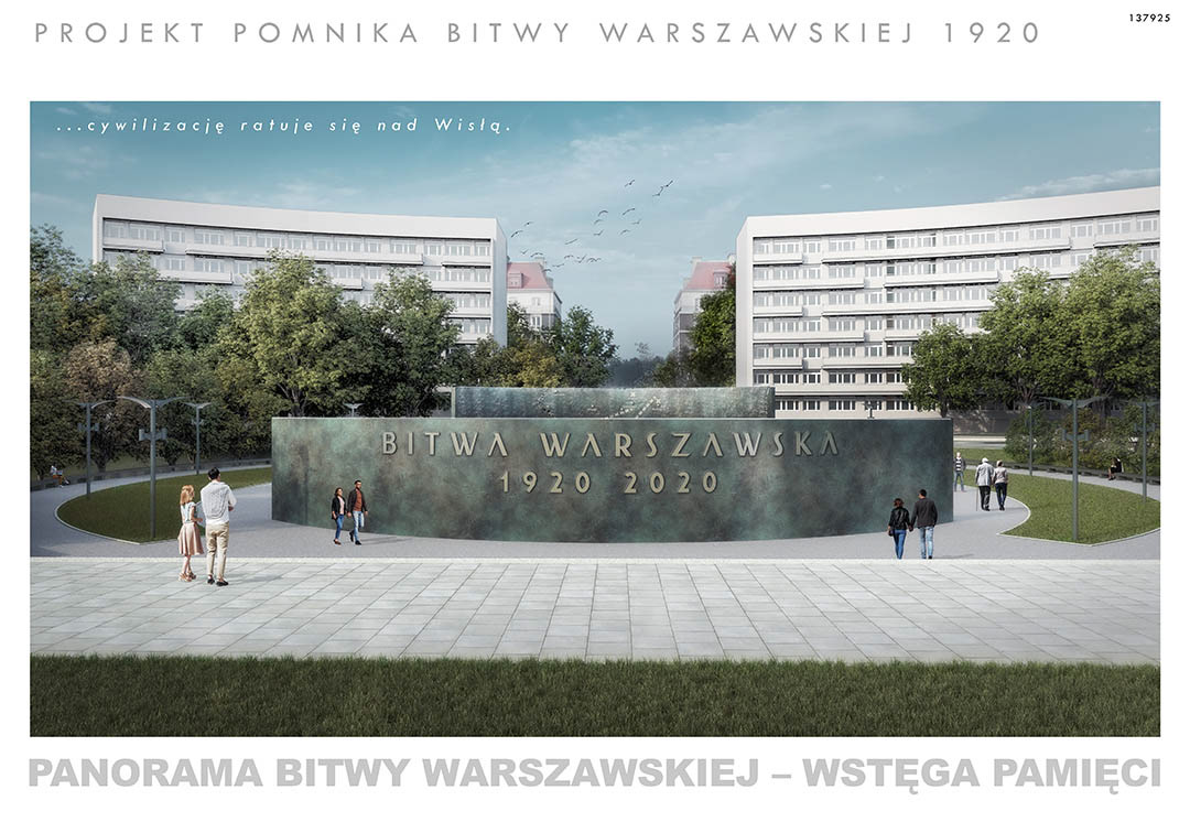 Warszawa, pomnik Bitwy Warszawskiej | 2020