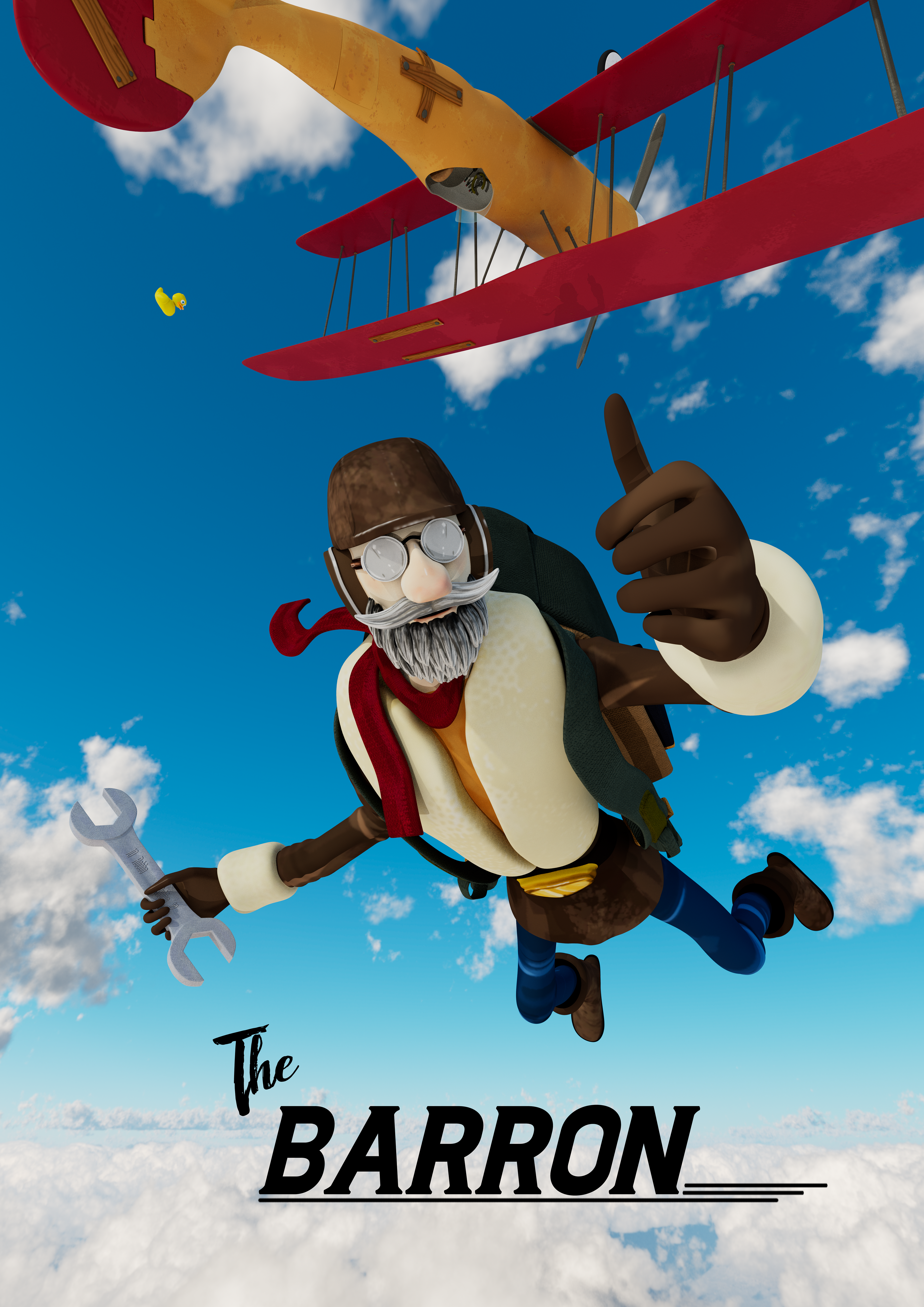The Barron, 3D Render - D.B. Cooper
