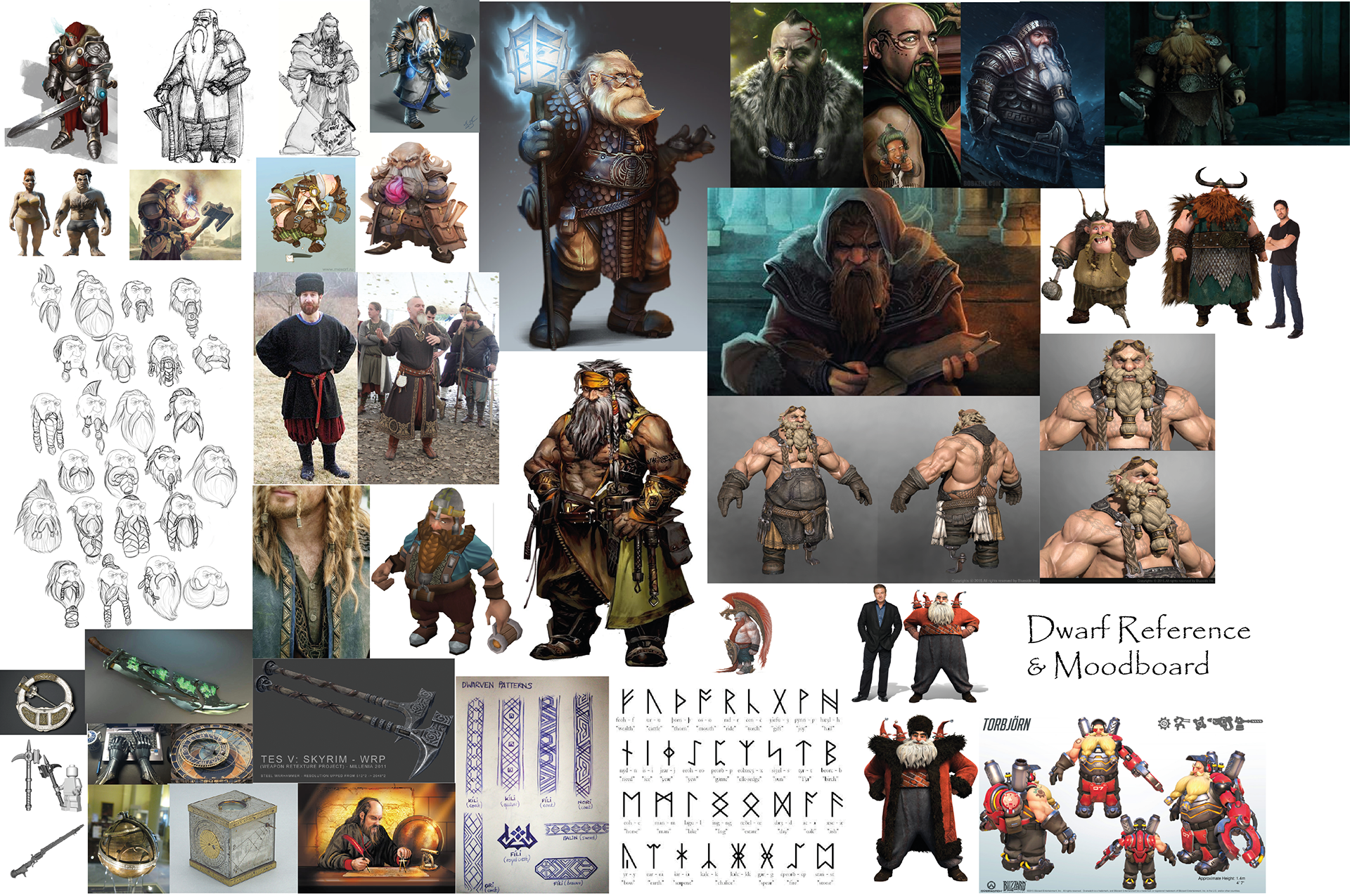 The Dwarf - Reference & Mood Board