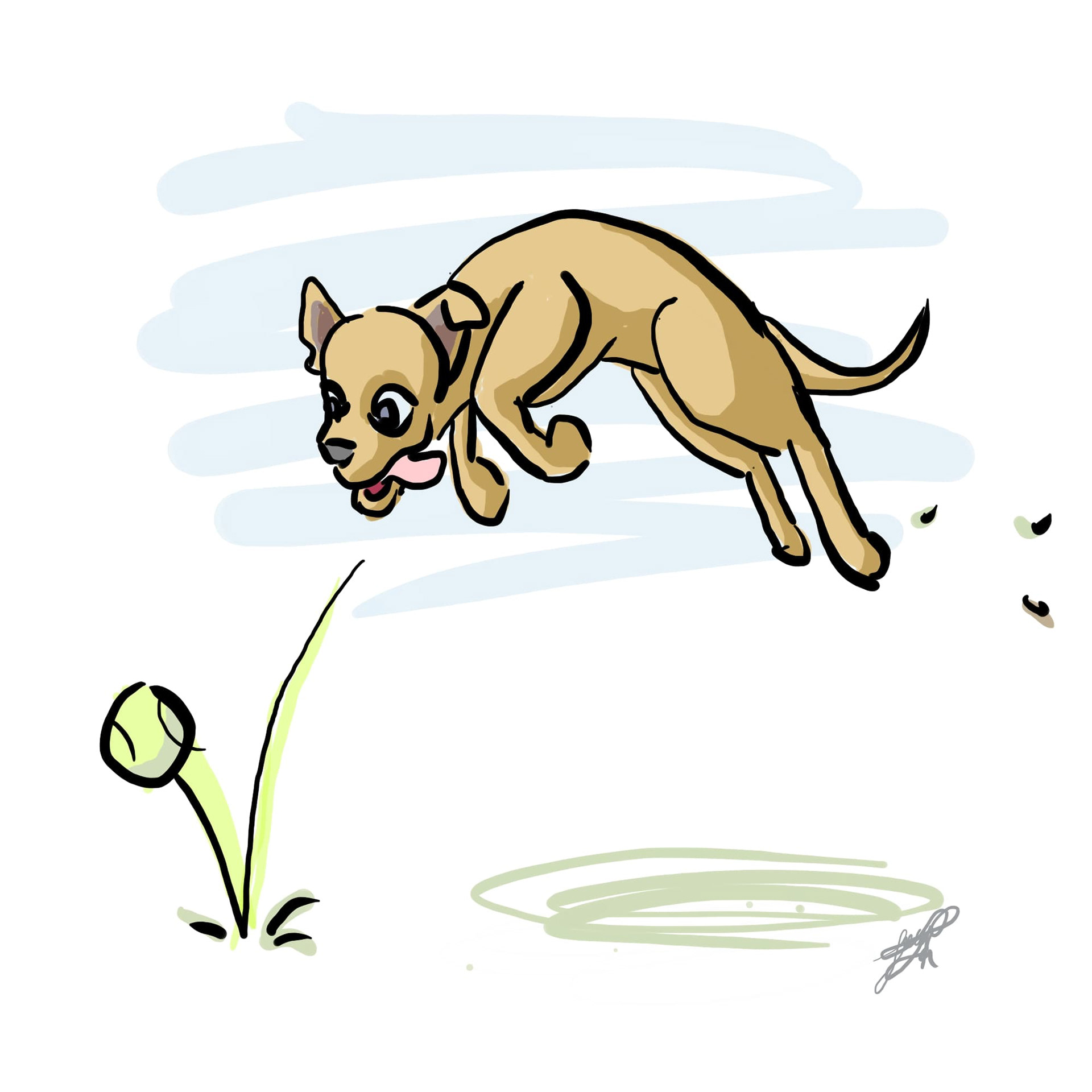 Inktober - Bounce
