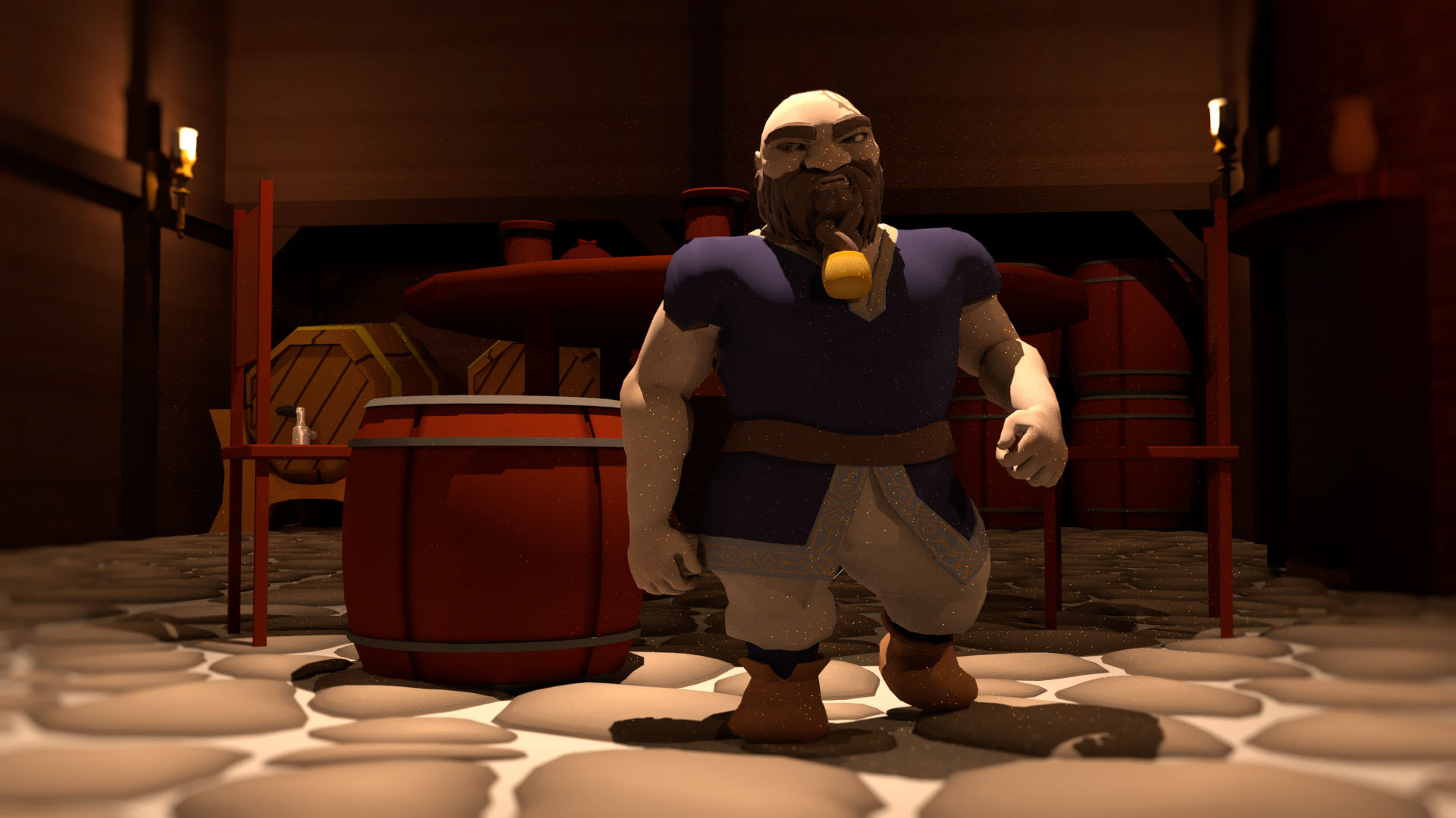 Dwarf Healer - Character Model