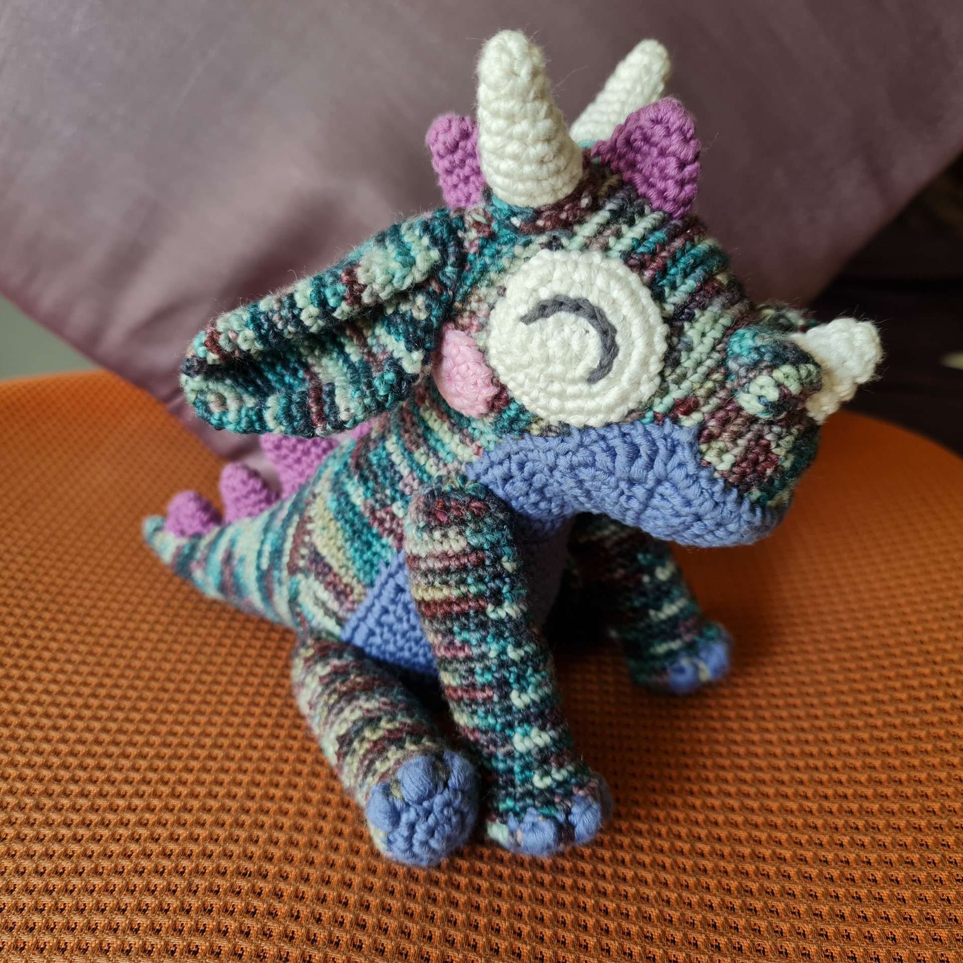 Nebula the crochet Dragon