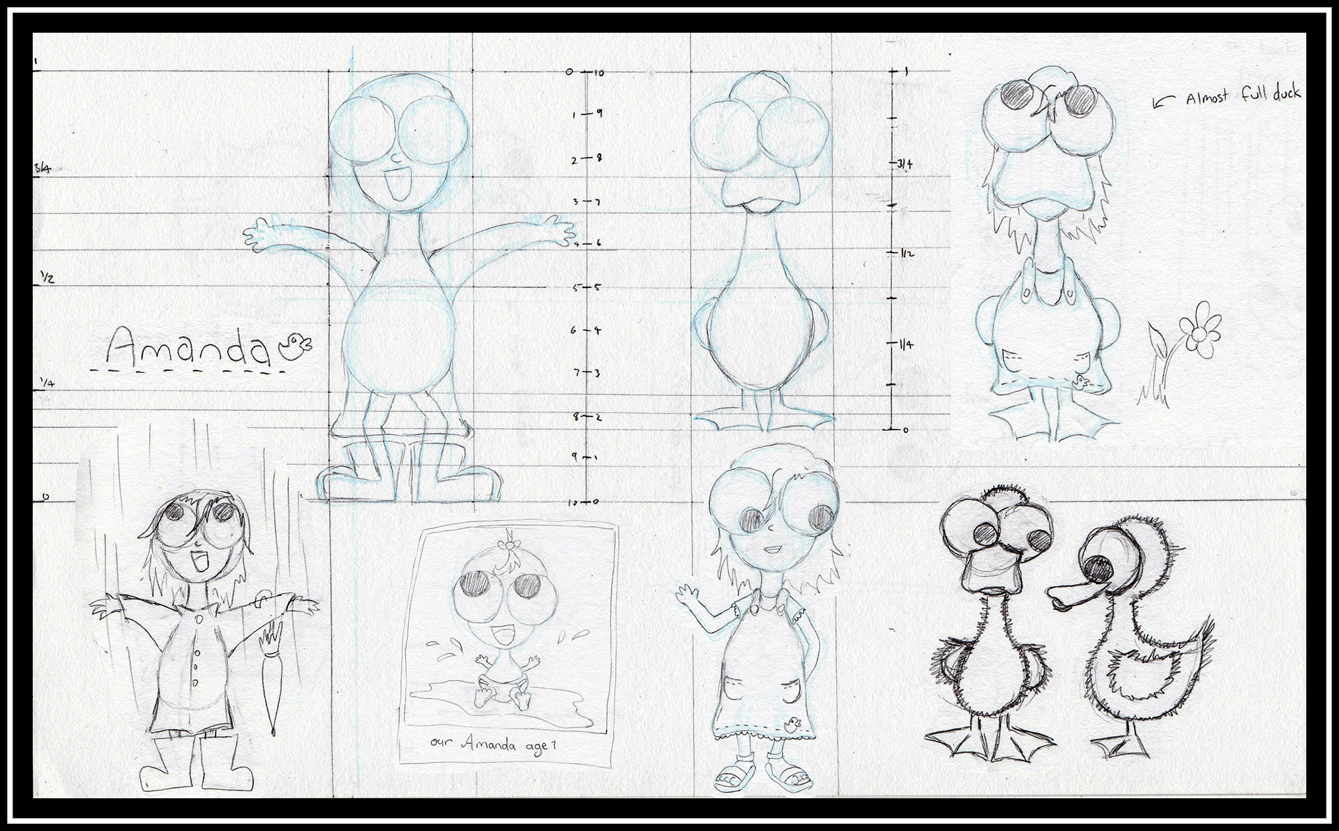 In for a Duck - Character Design