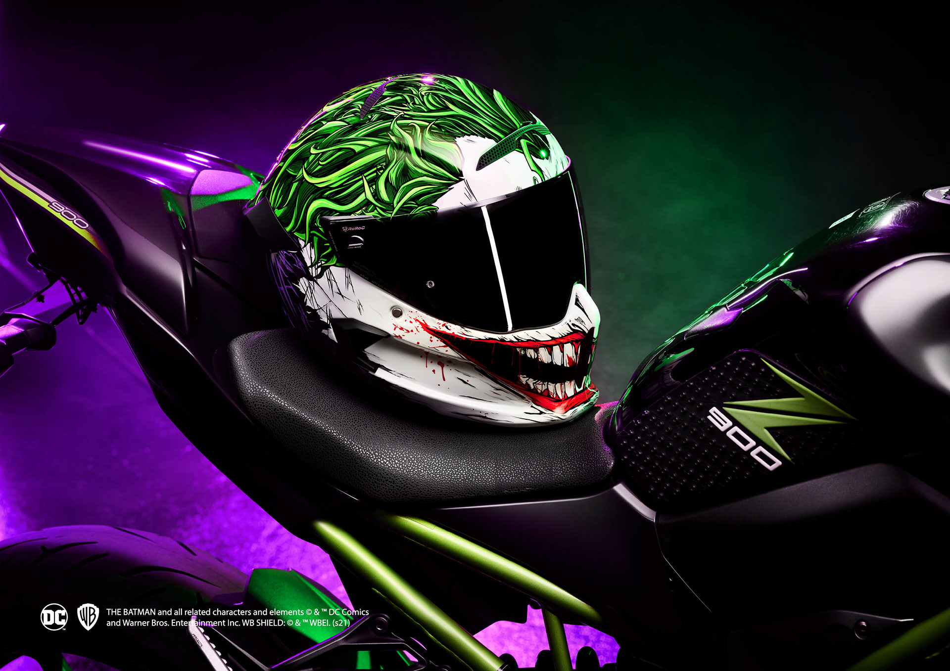 Daniele Caruso - DC x Ruroc Joker Helmet