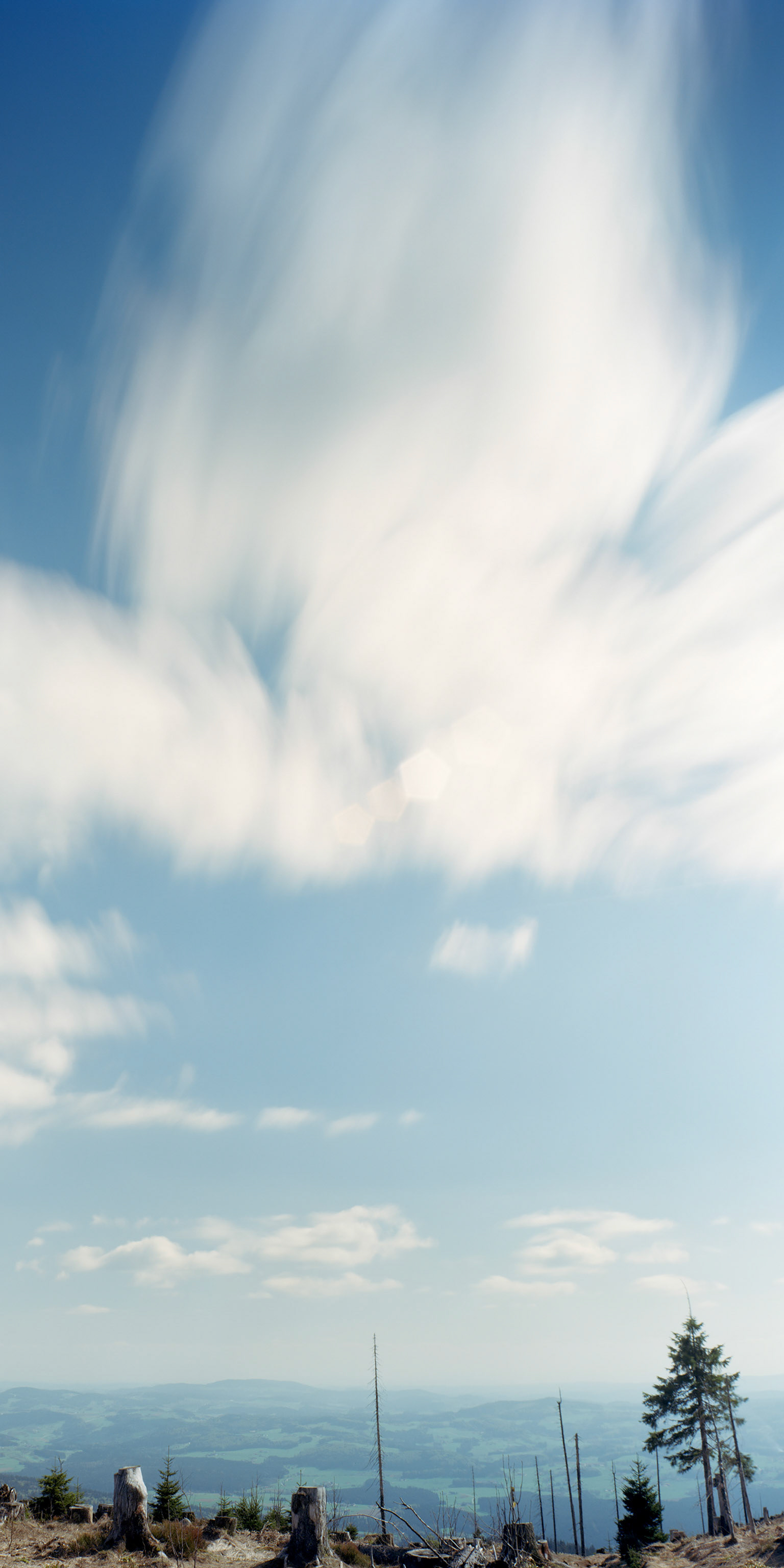 View the scenes #1074 #Sky #Border #AT-CZ-DE #Neureichenau #CE2016 #120x60cm