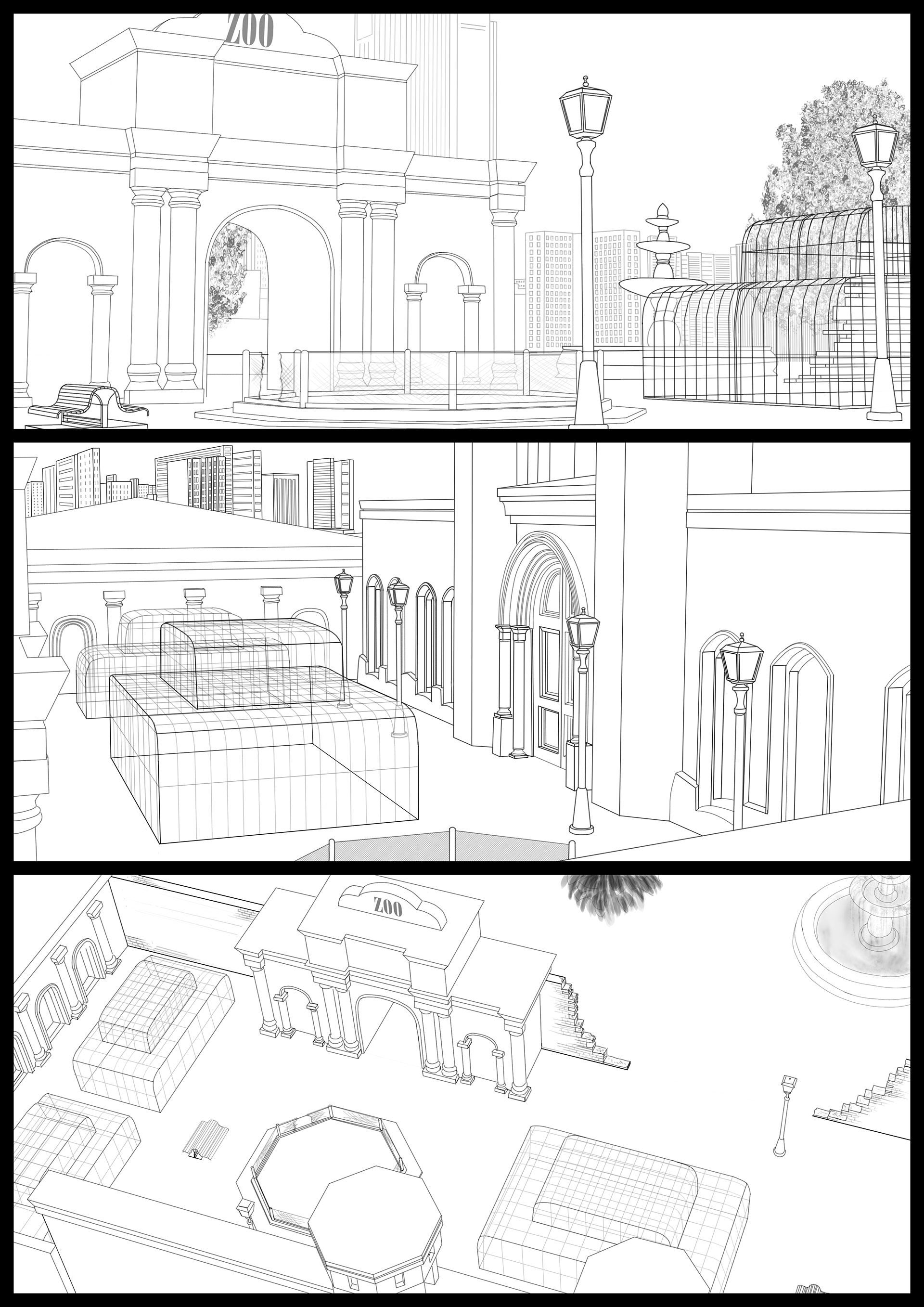 Envi Zoo Sketches (Fantastic Beast insp)