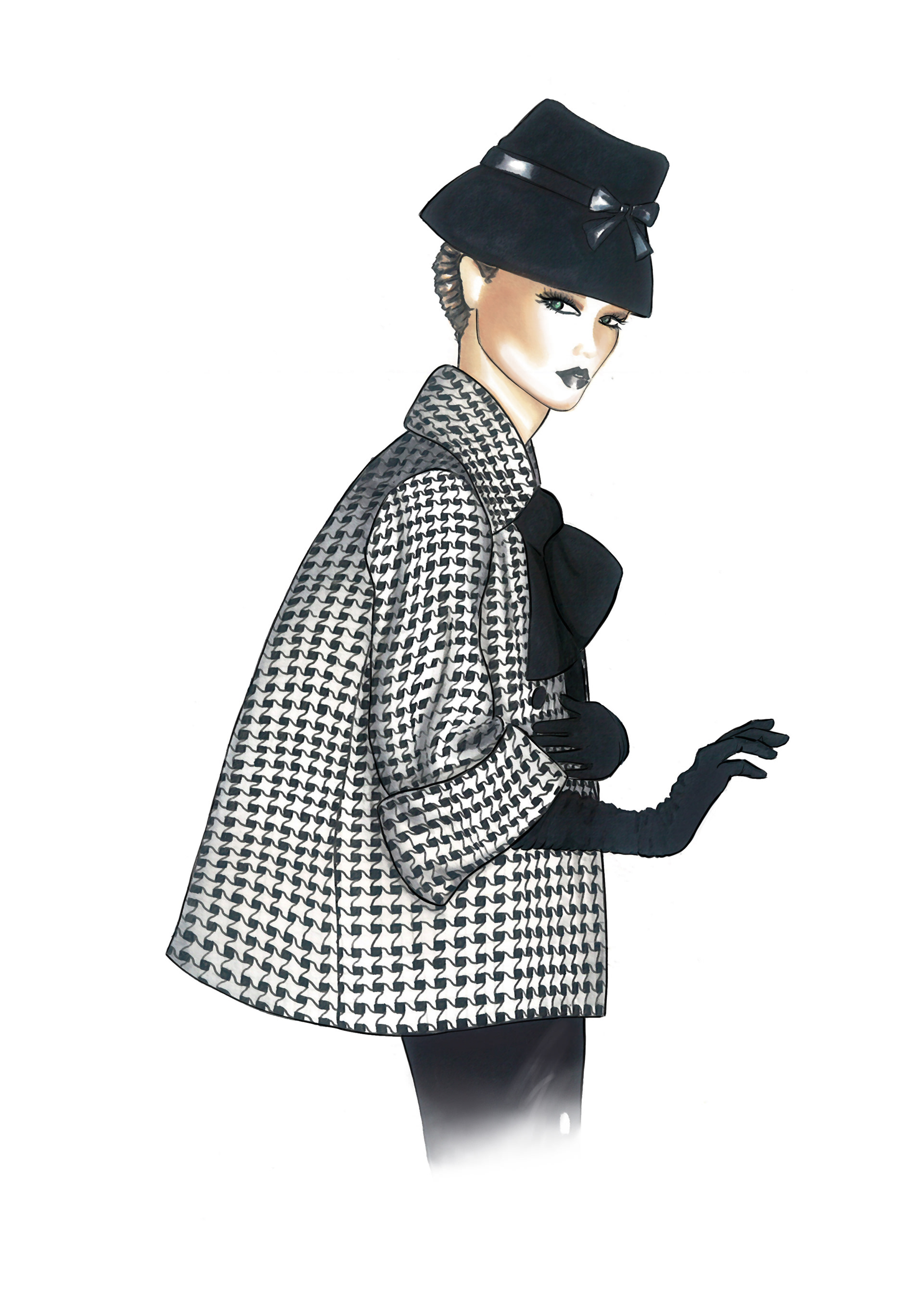 Dior - Pied de poul Pantone technique