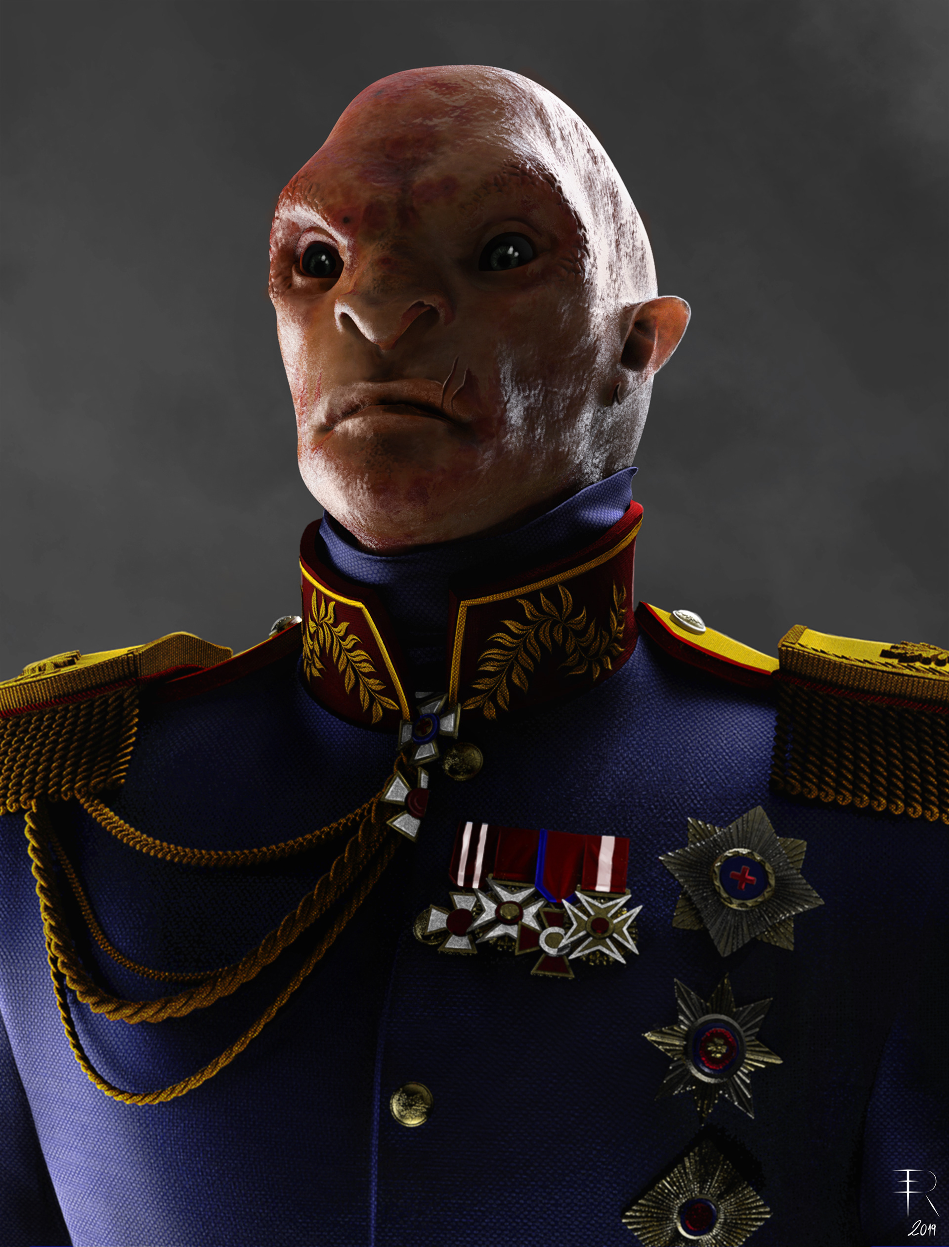 Military Officer Alien