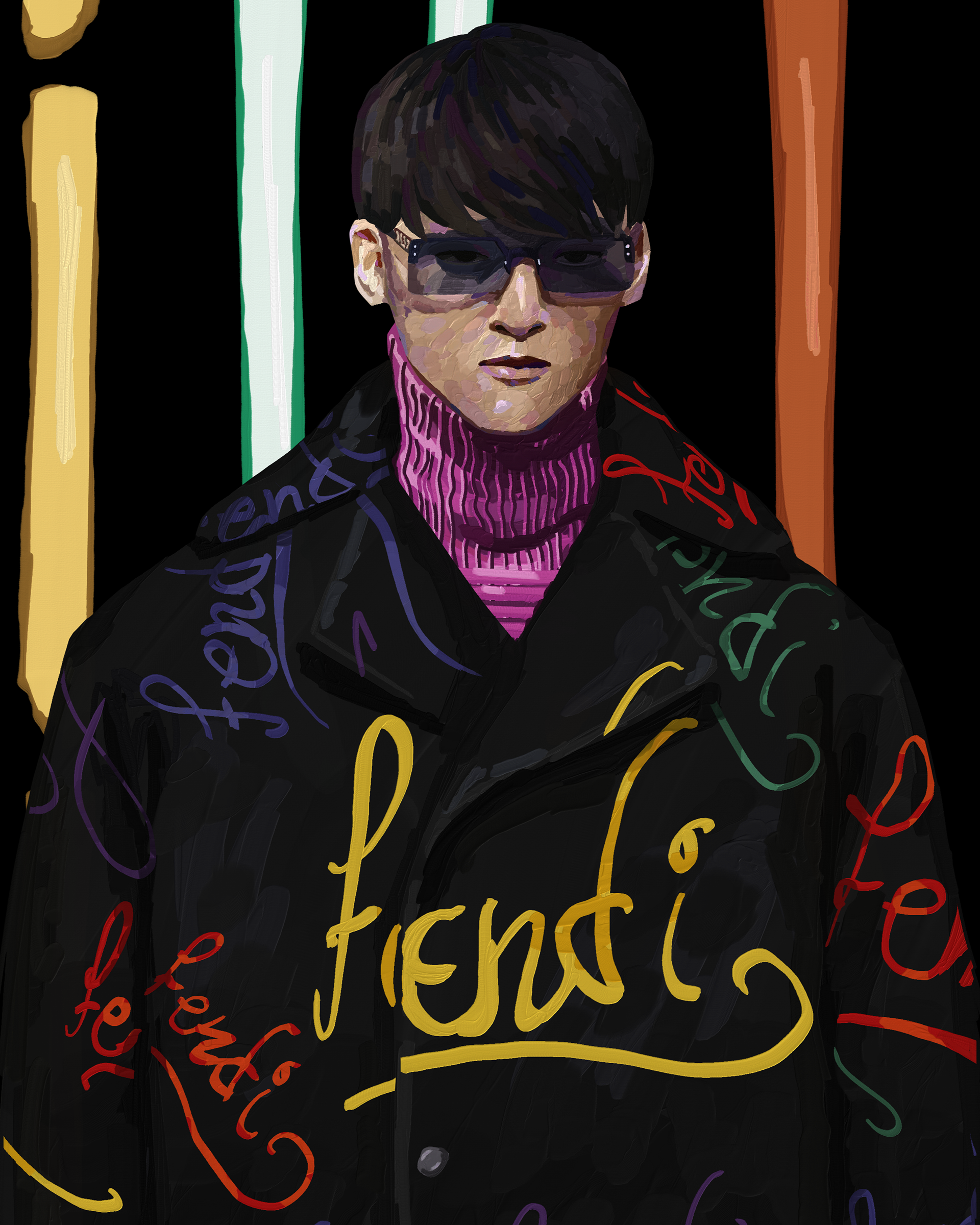 Fendi FW21 - Digital Oil Paint