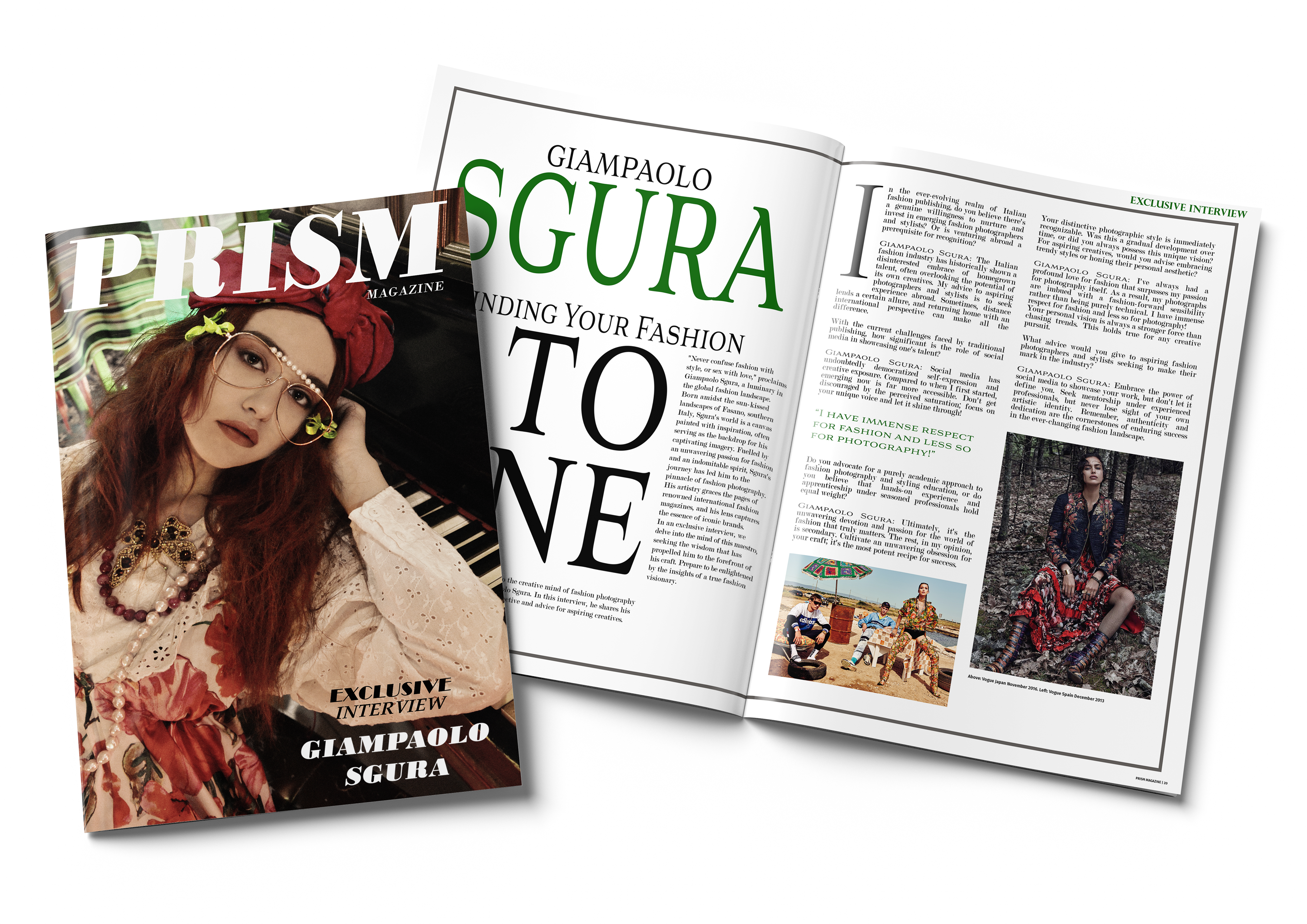 Art Direction & Design for PRISM Magazine