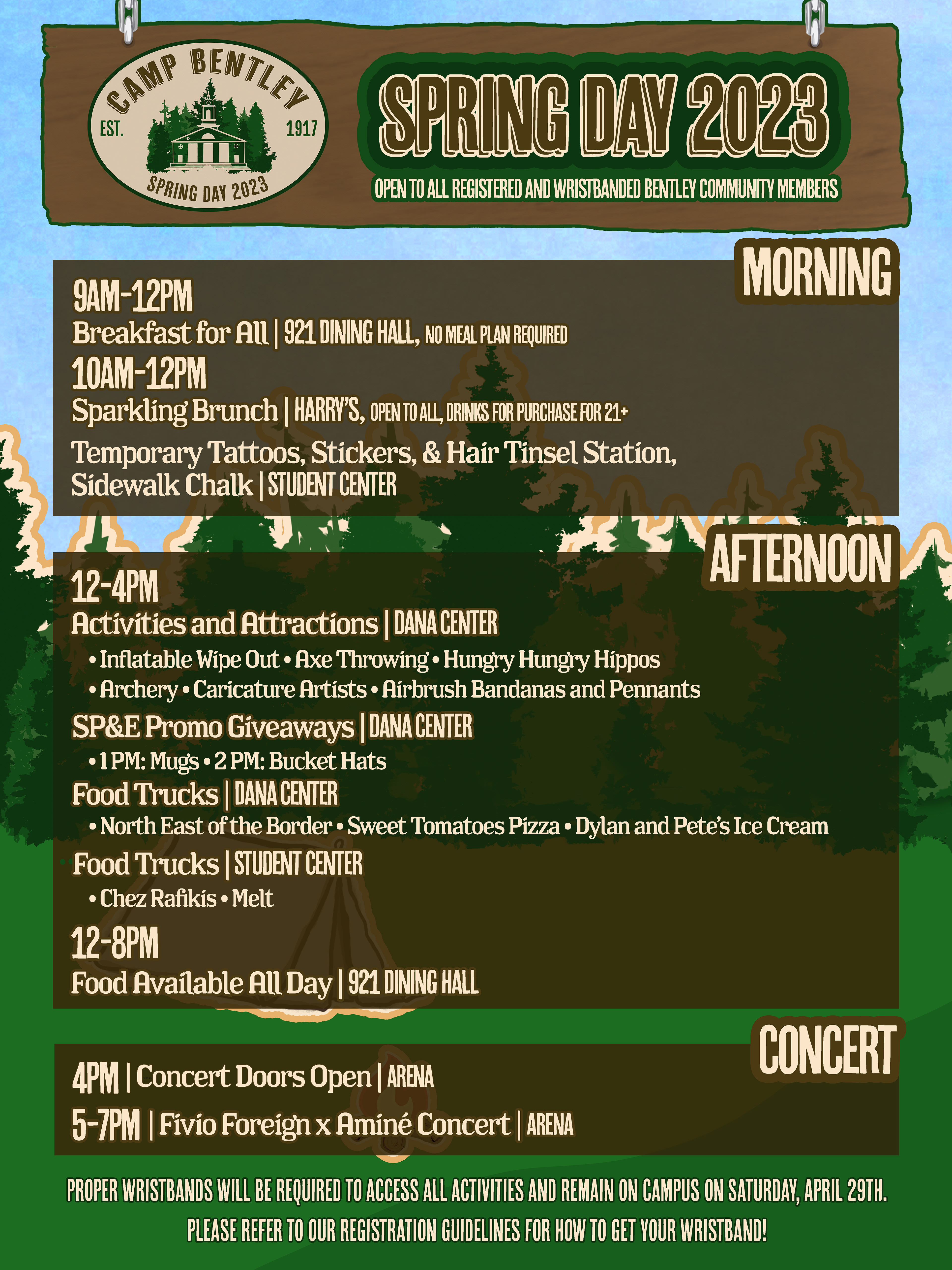 Spring Day 2023 Schedule