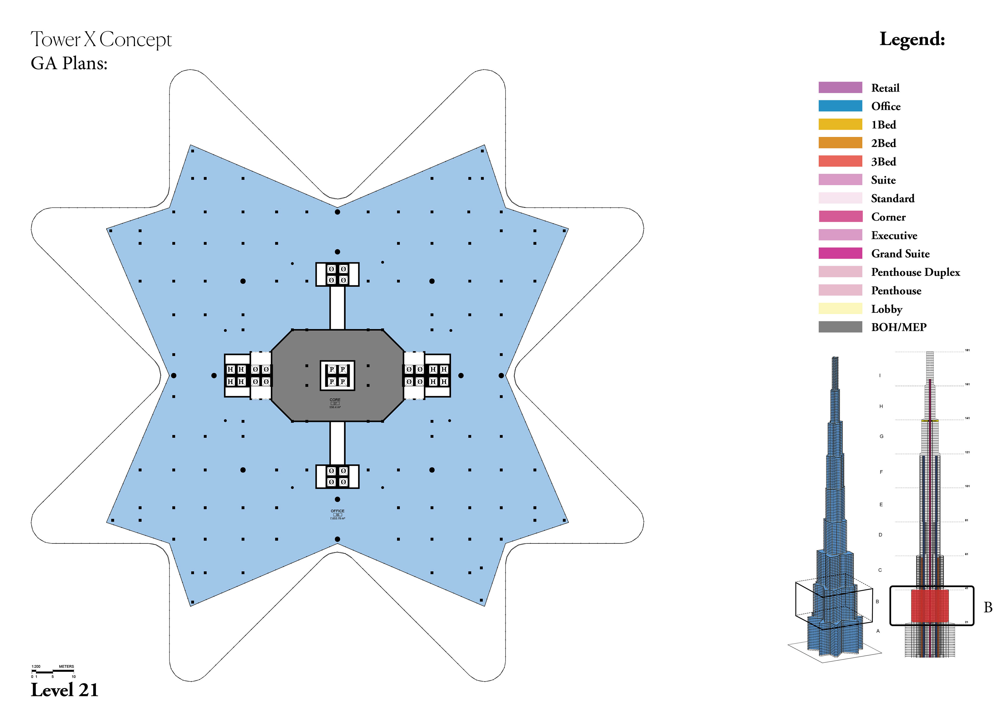 Tower X - Office Levels