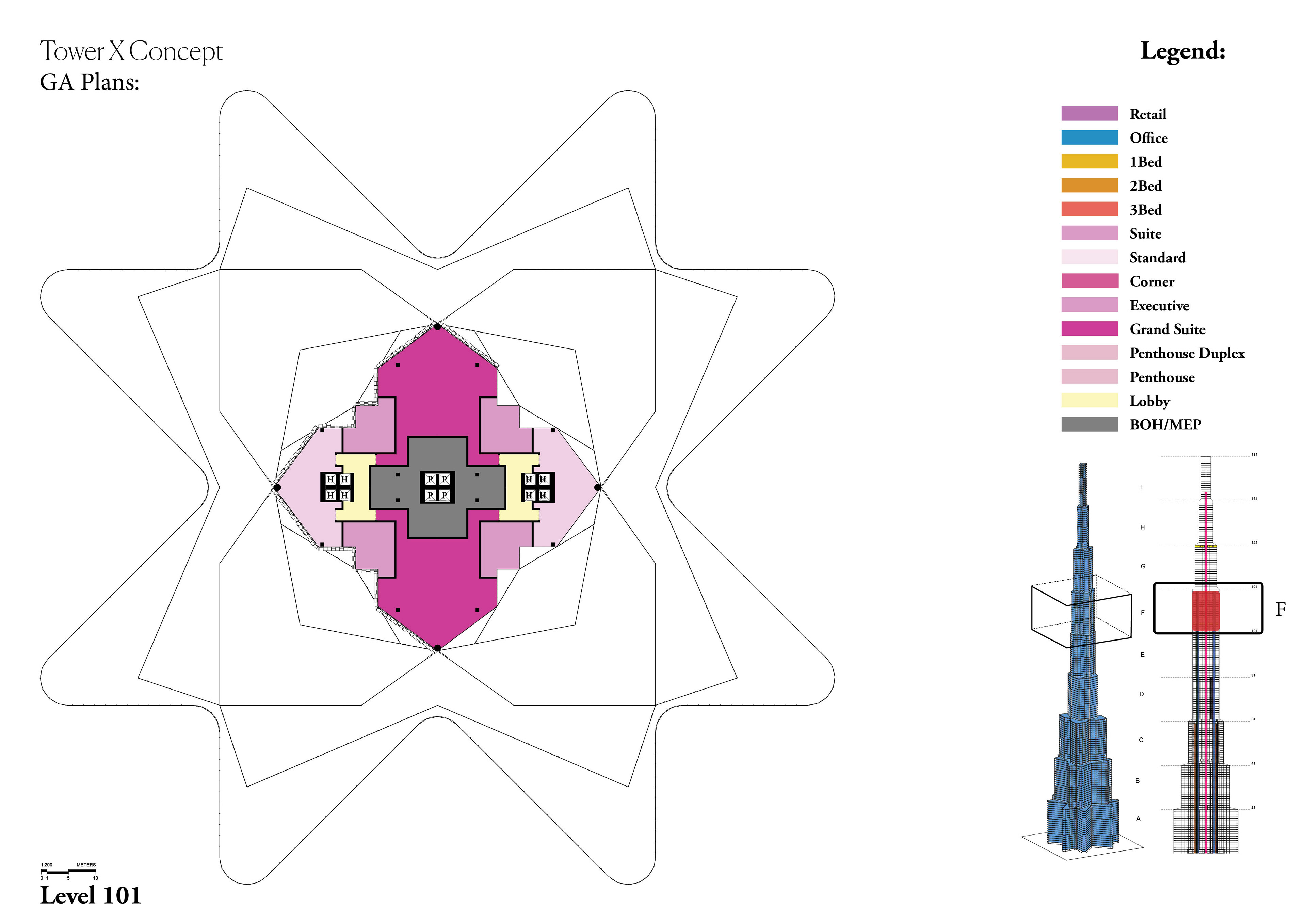 Tower X - Suite Levels